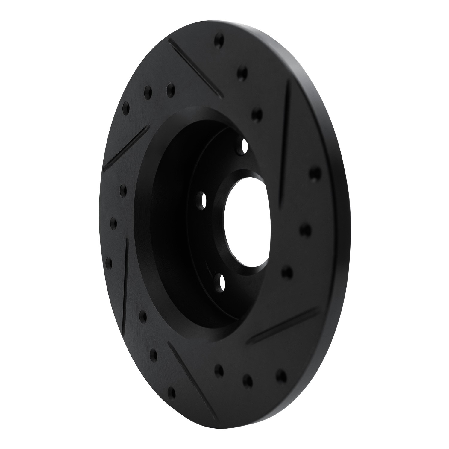 DYN 633-52003L DFC Brake Rotor - Drilled and Slotted - Black - Image 5