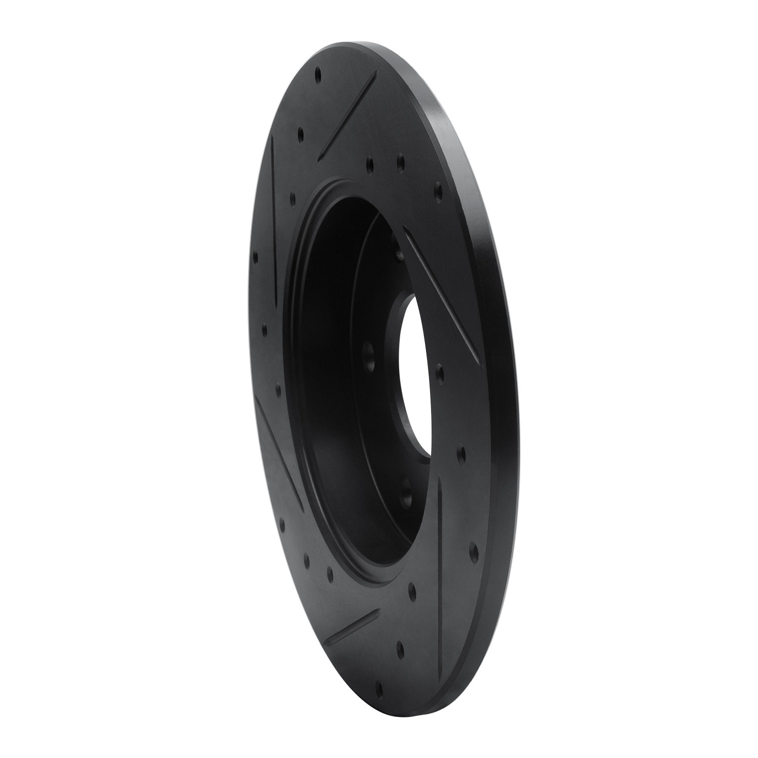 DYN 633-52010R DFC Brake Rotor - Drilled and Slotted - Black - Image 5
