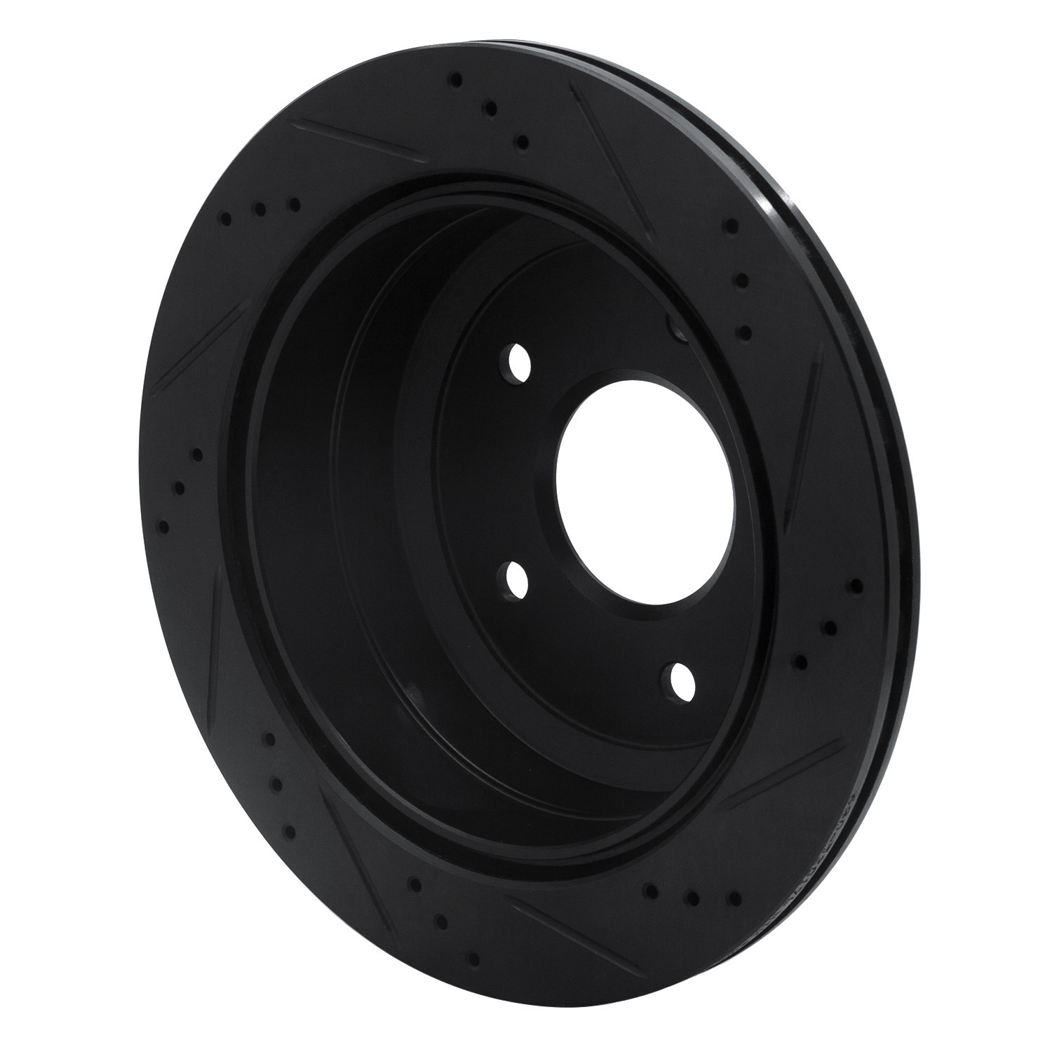 DYN 633-52017L DFC Brake Rotor - Drilled and Slotted - Black - Image 5