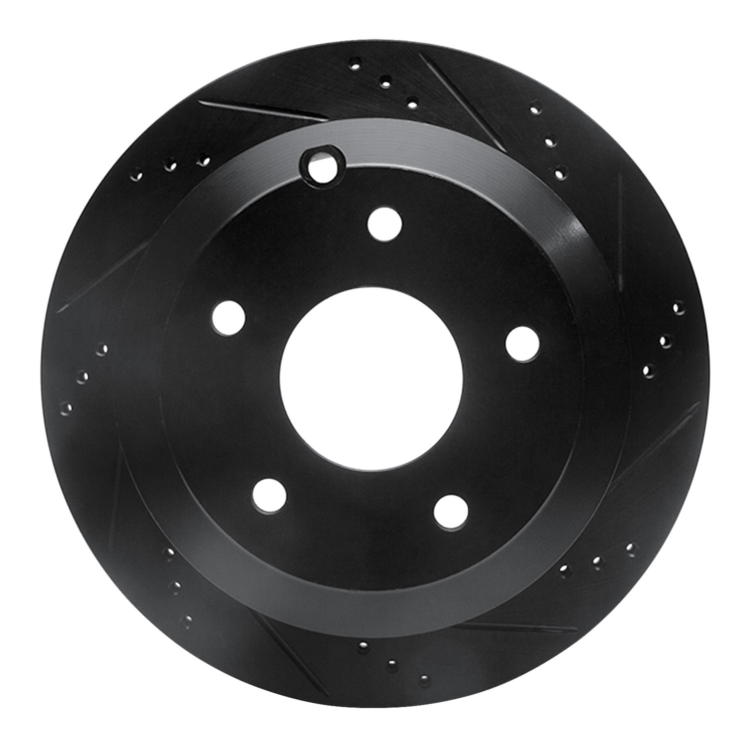 DYN 633-52017R DFC Brake Rotor - Drilled and Slotted - Black - Image 3