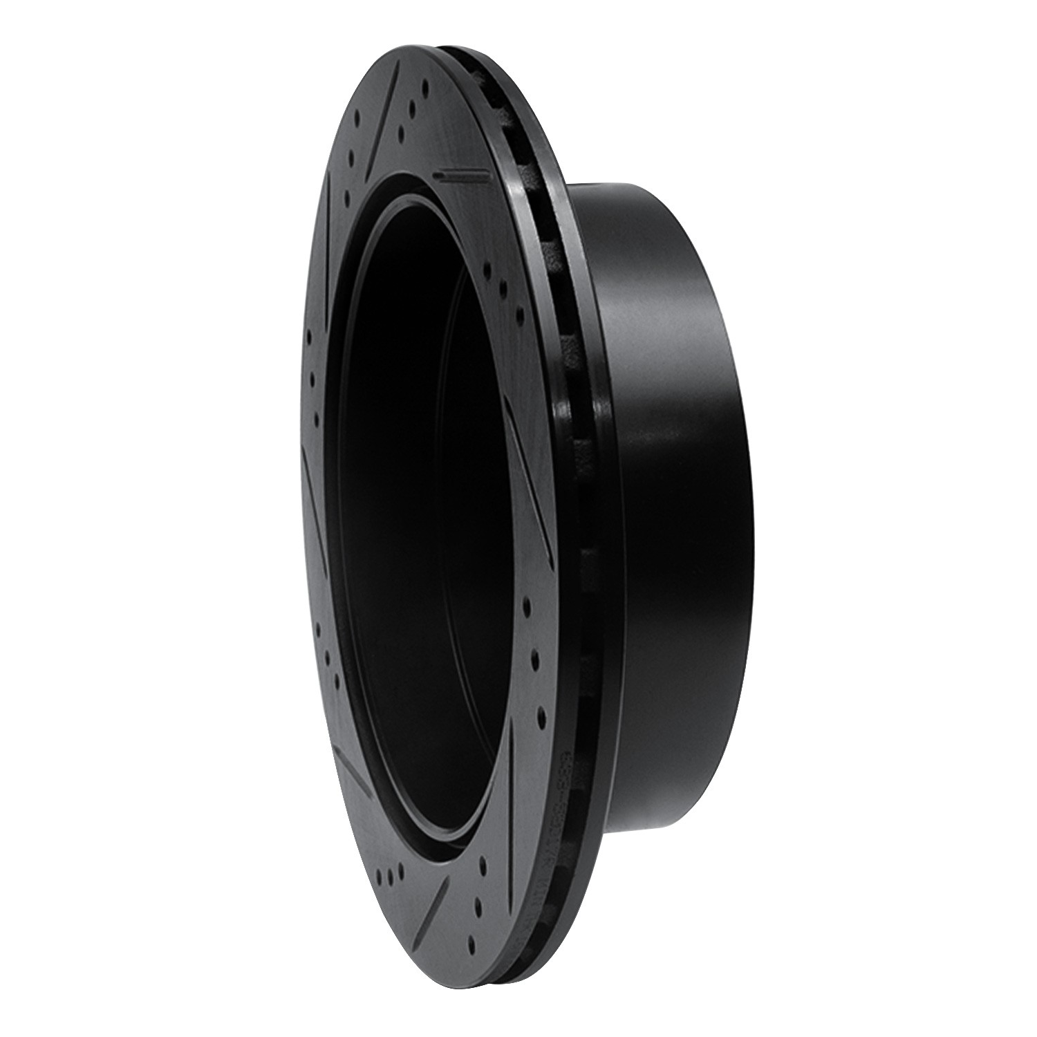 DYN 633-52017R DFC Brake Rotor - Drilled and Slotted - Black - Image 5