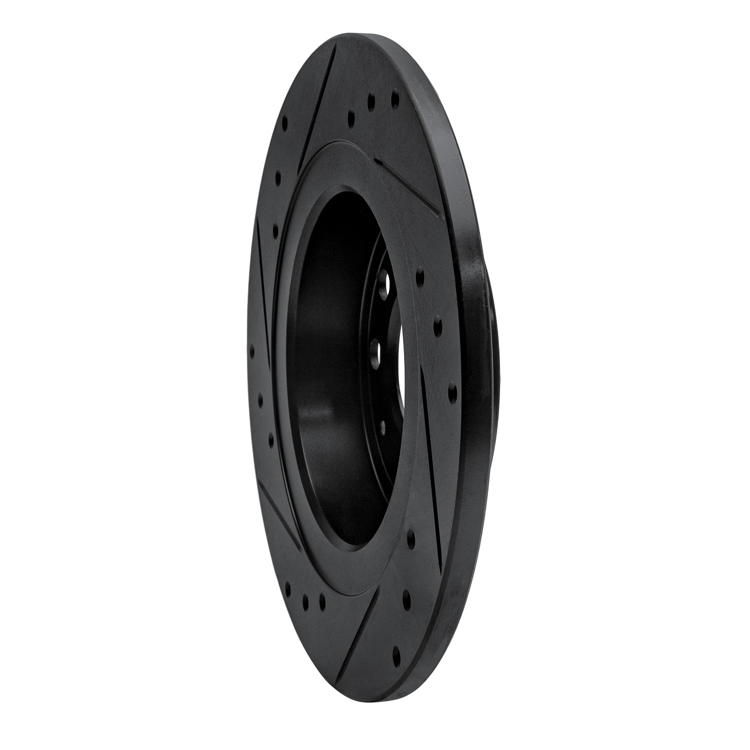 DYN 633-53006R DFC Brake Rotor - Drilled and Slotted - Black - Image 5