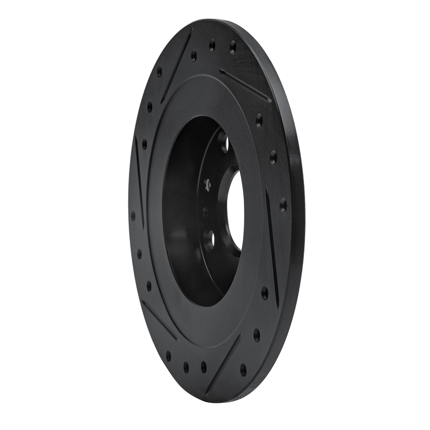 DYN 633-54003R DFC Brake Rotor - Drilled and Slotted - Black - Image 5