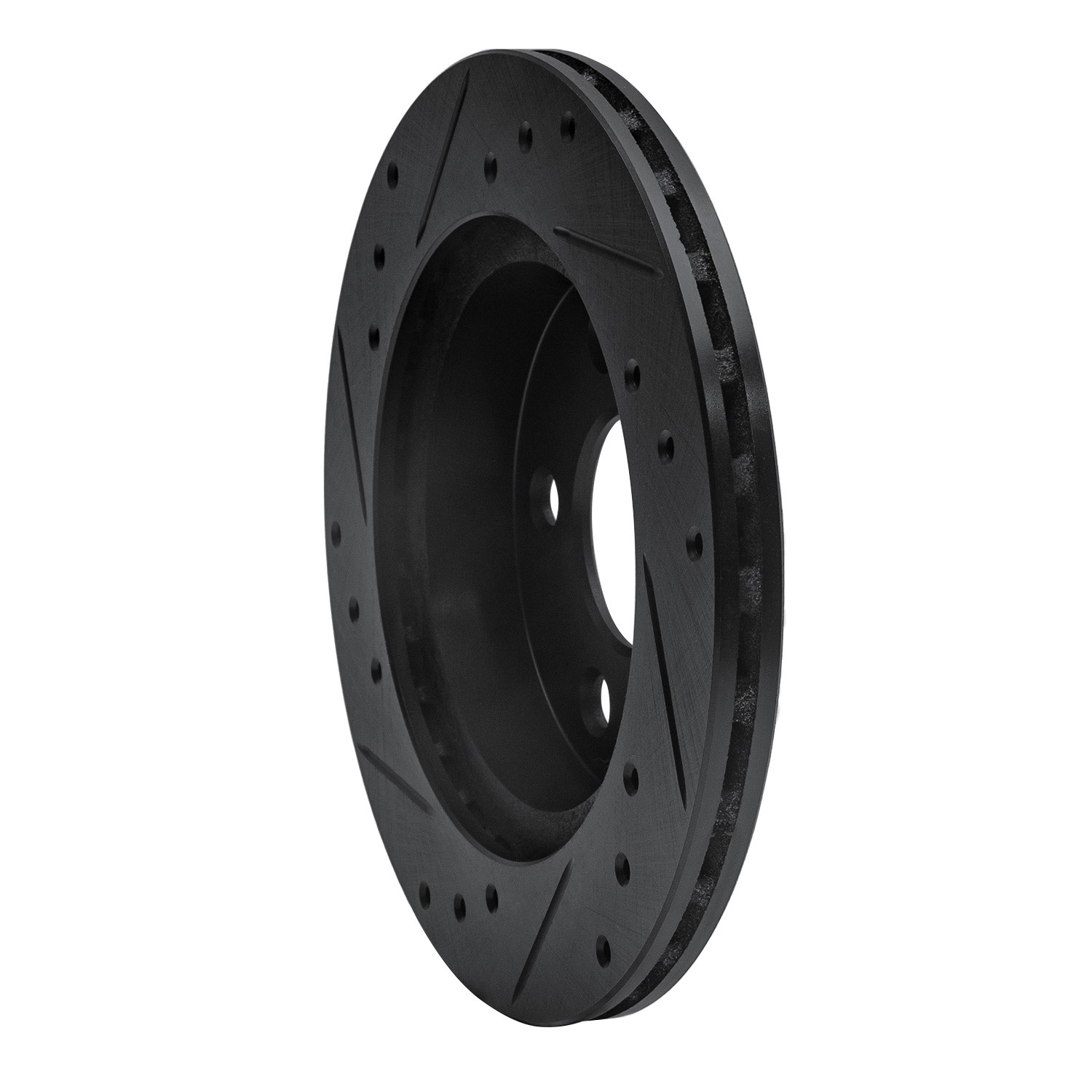 DYN 633-54031R DFC Brake Rotor - Drilled and Slotted - Black - Image 5