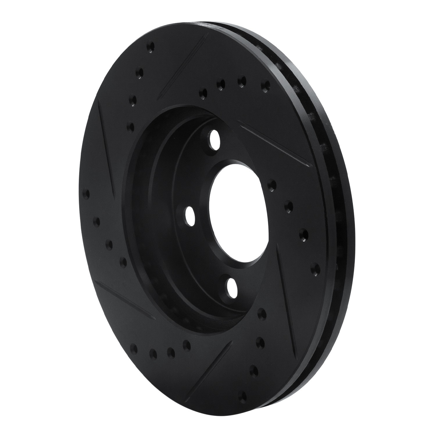 DYN 633-54033R DFC Brake Rotor - Drilled and Slotted - Black - Image 5