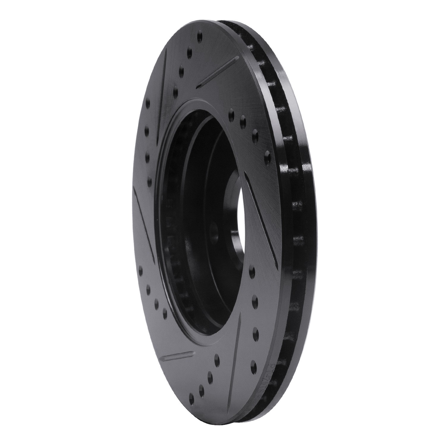 DYN 633-54045R DFC Brake Rotor - Drilled and Slotted - Black - Image 5