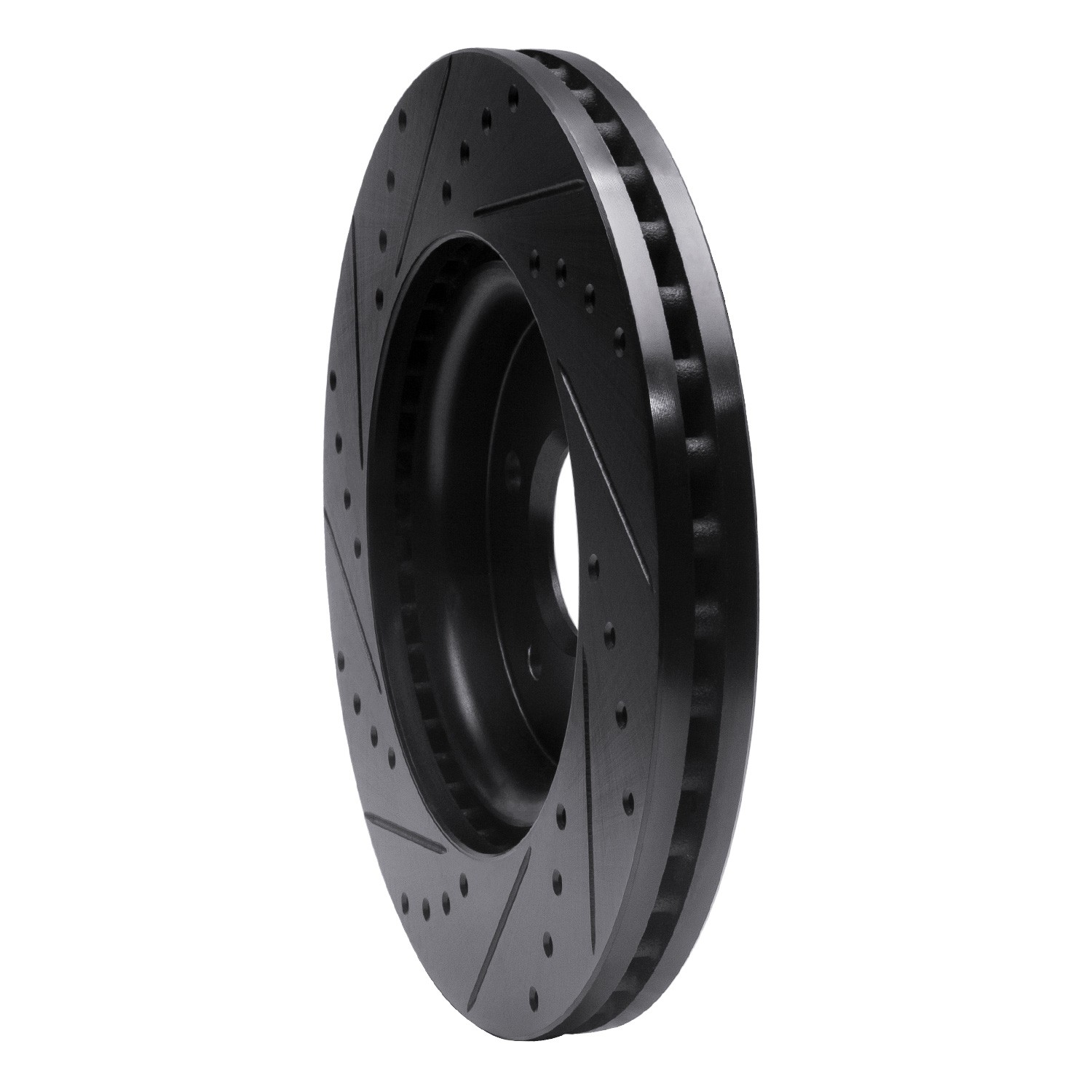 DYN 633-54062R DFC Brake Rotor - Drilled and Slotted - Black - Image 5