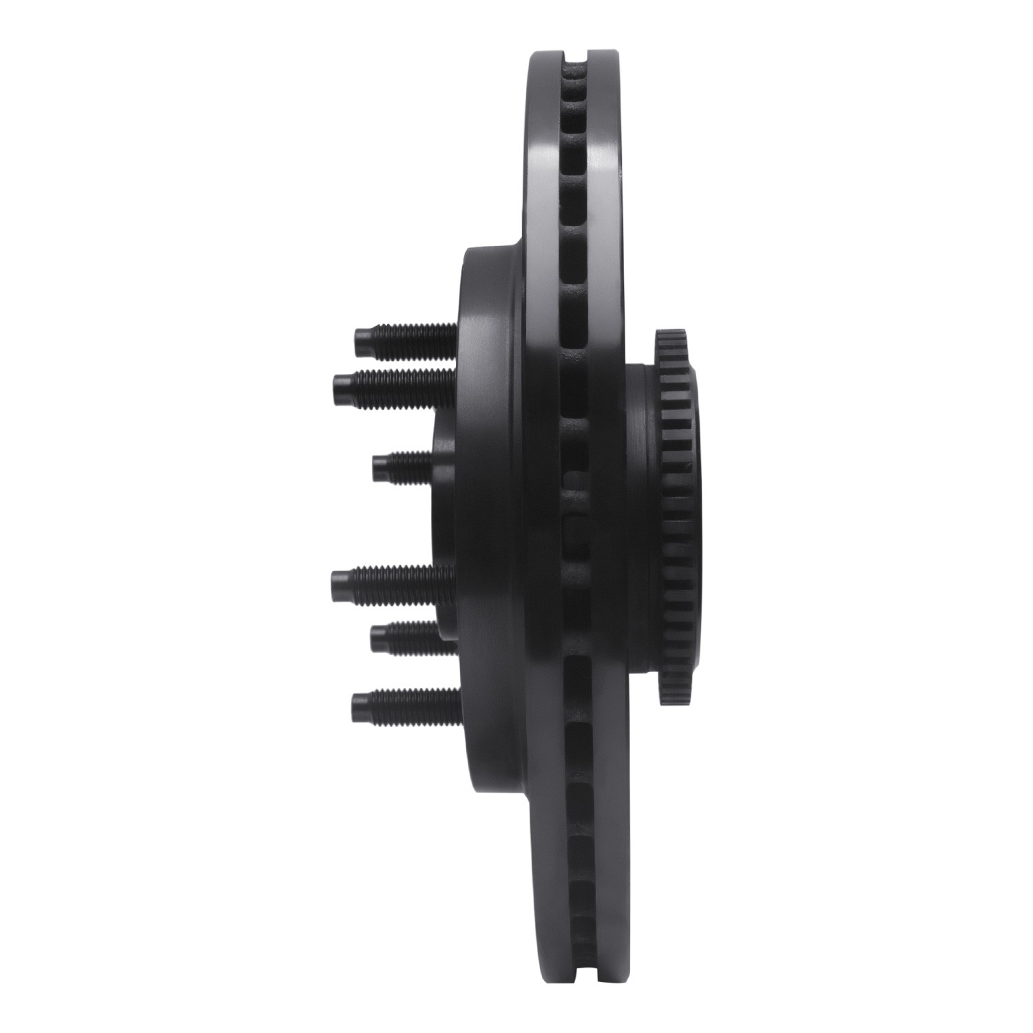 DYN 633-54184R DFC Brake Rotor - Drilled and Slotted - Black - Image 4