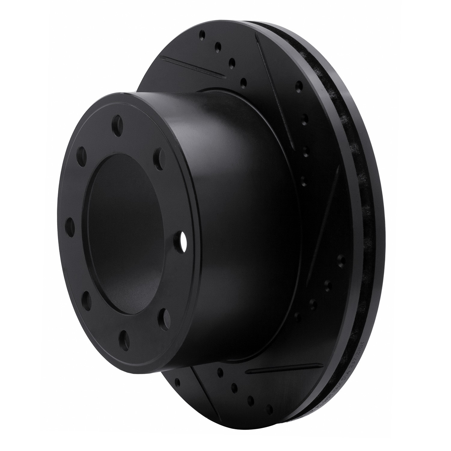 DYN 633-54199R DFC Brake Rotor - Drilled and Slotted - Black