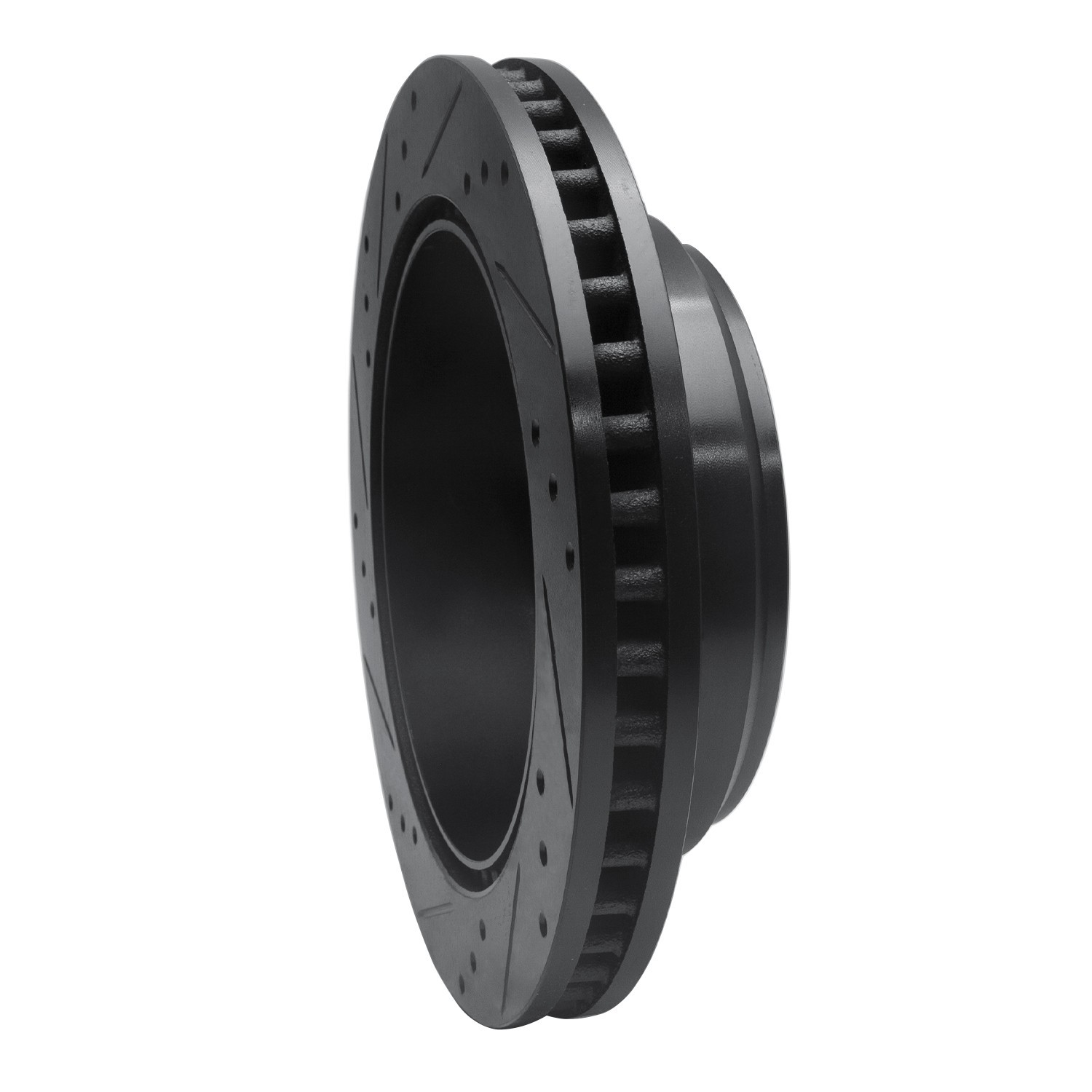 DYN 633-54208R DFC Brake Rotor - Drilled and Slotted - Black - Image 5