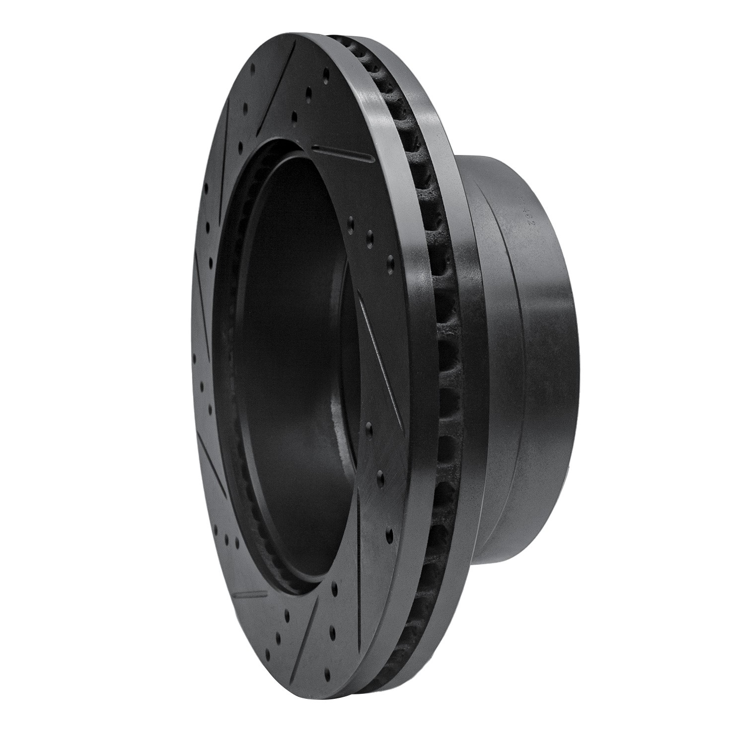 DYN 633-54225R DFC Brake Rotor - Drilled and Slotted - Black - Image 5