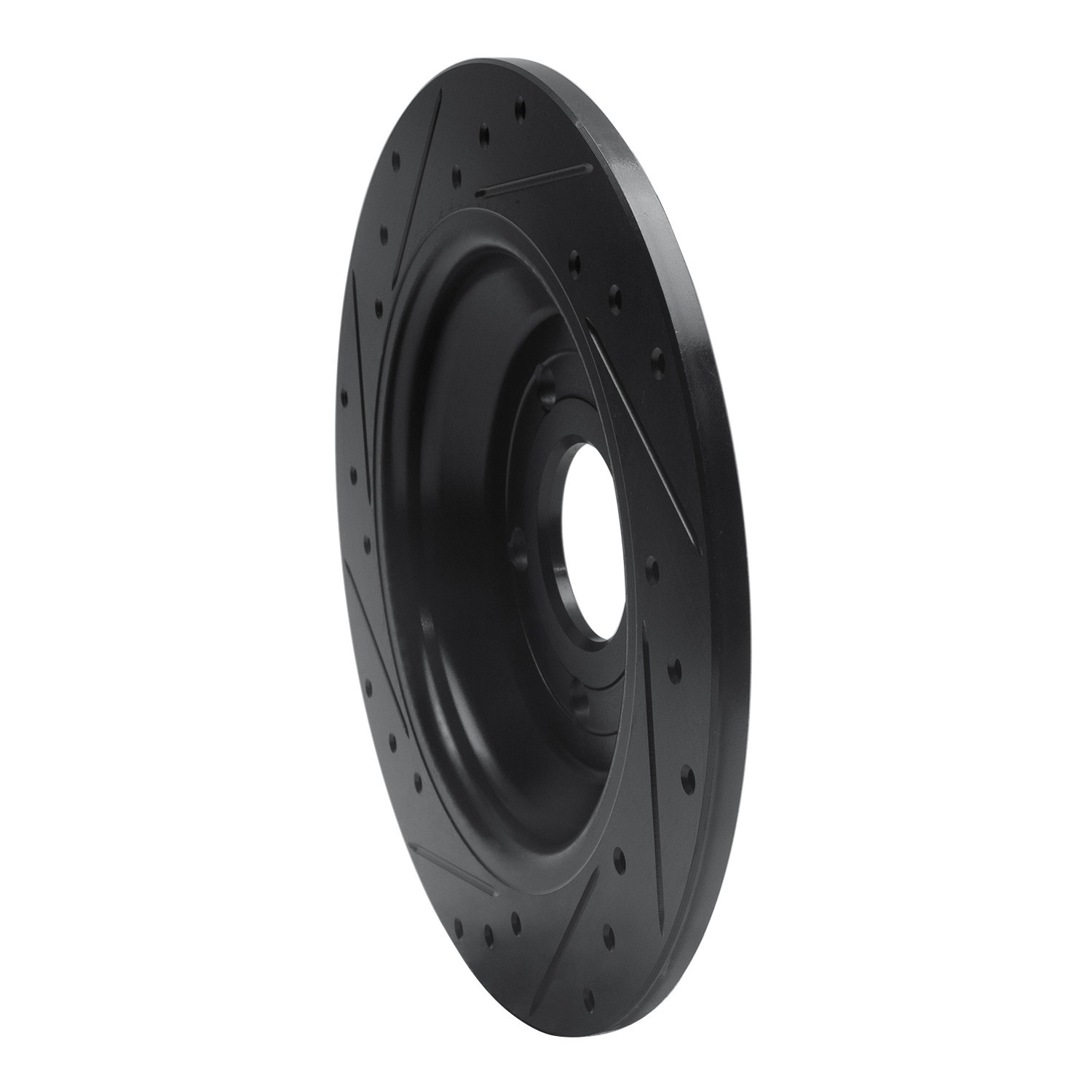 DYN 633-54262R DFC Brake Rotor - Drilled and Slotted - Black - Image 5