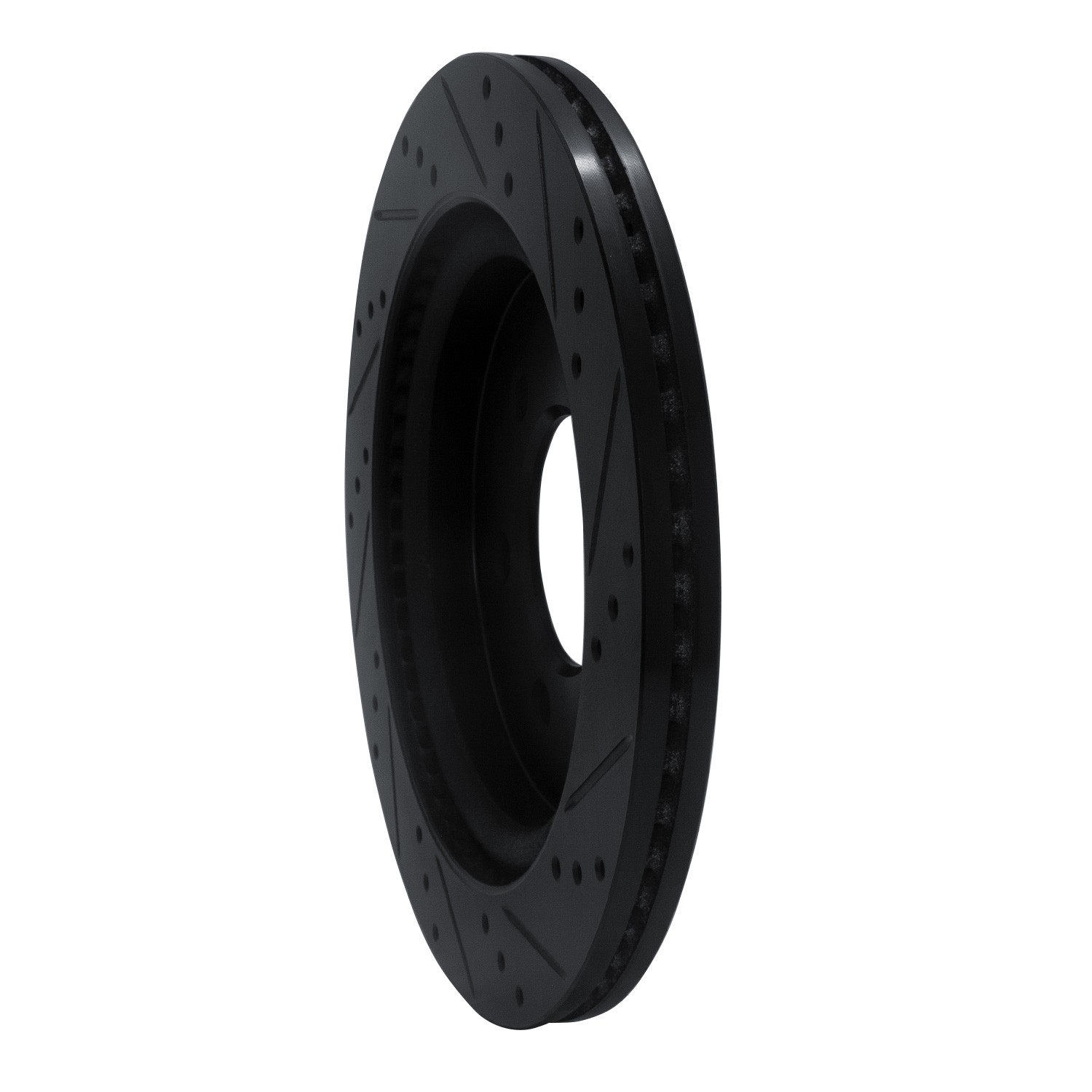 DYN 633-54267L DFC Brake Rotor - Drilled and Slotted - Black - Image 5