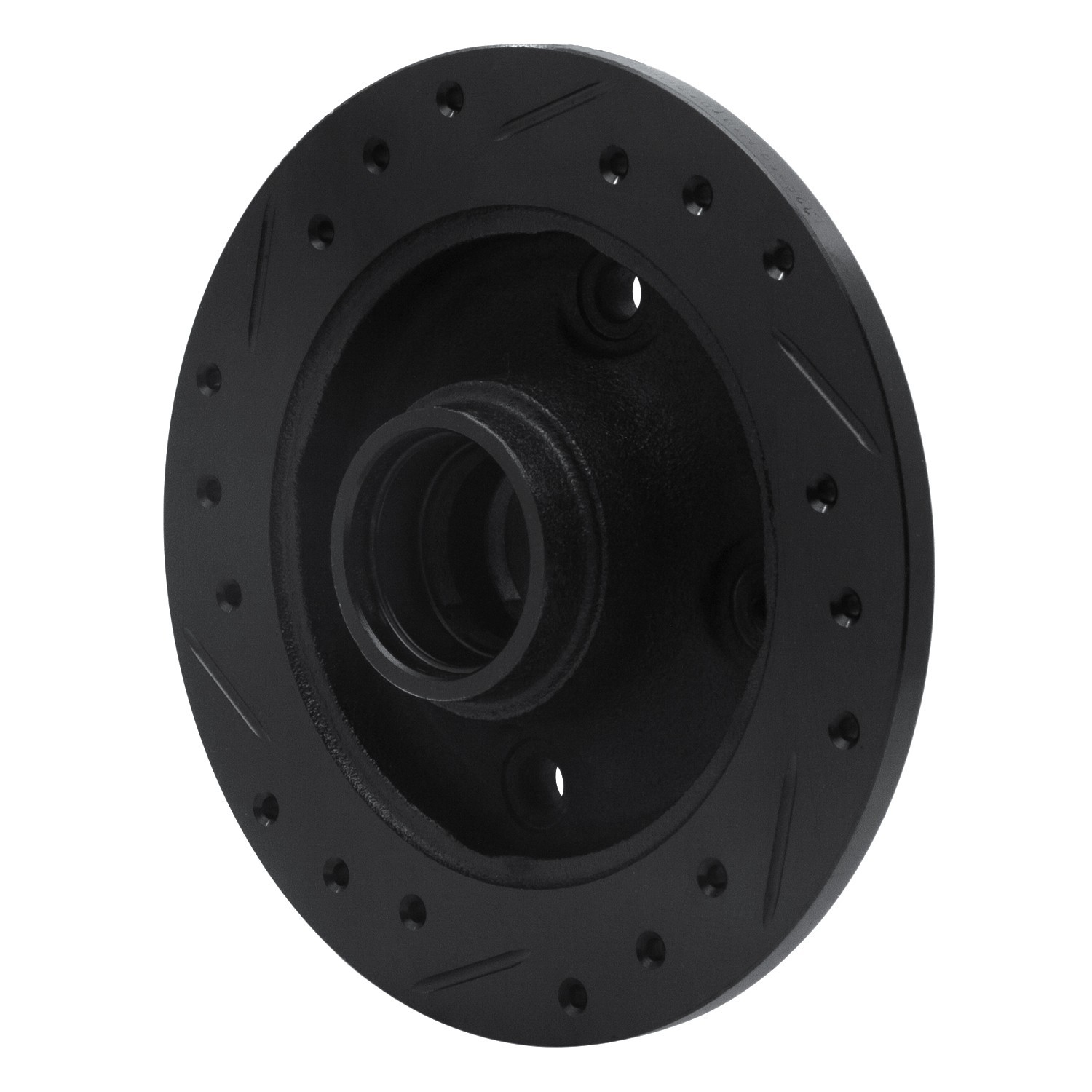 DYN 633-56001R DFC Brake Rotor - Drilled and Slotted - Black - Image 5