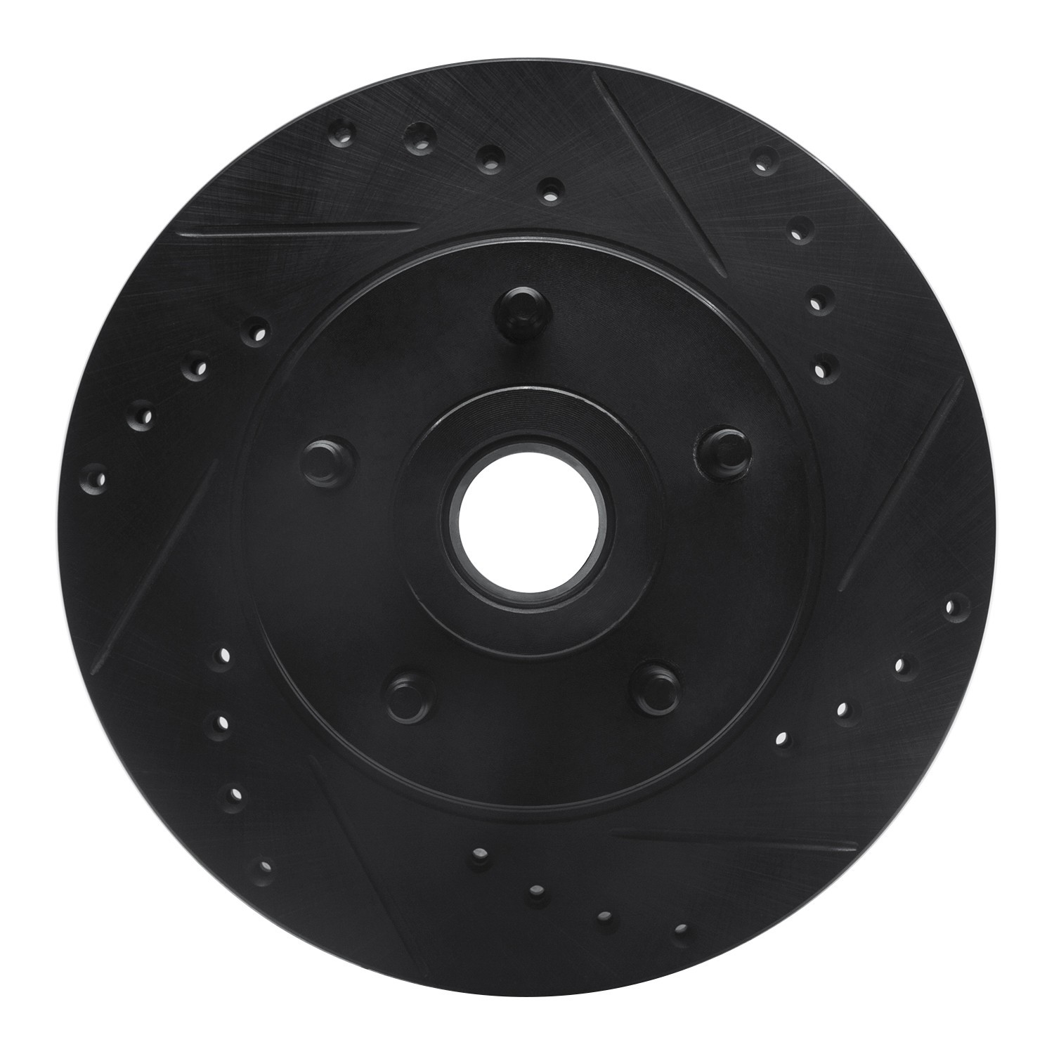 DYN 633-56008R DFC Brake Rotor - Drilled and Slotted - Black - Image 3