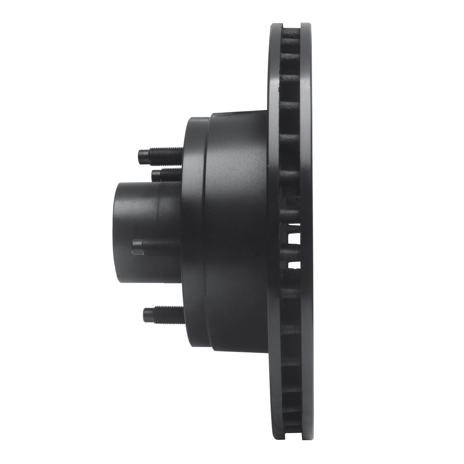DYN 633-56008R DFC Brake Rotor - Drilled and Slotted - Black - Image 4