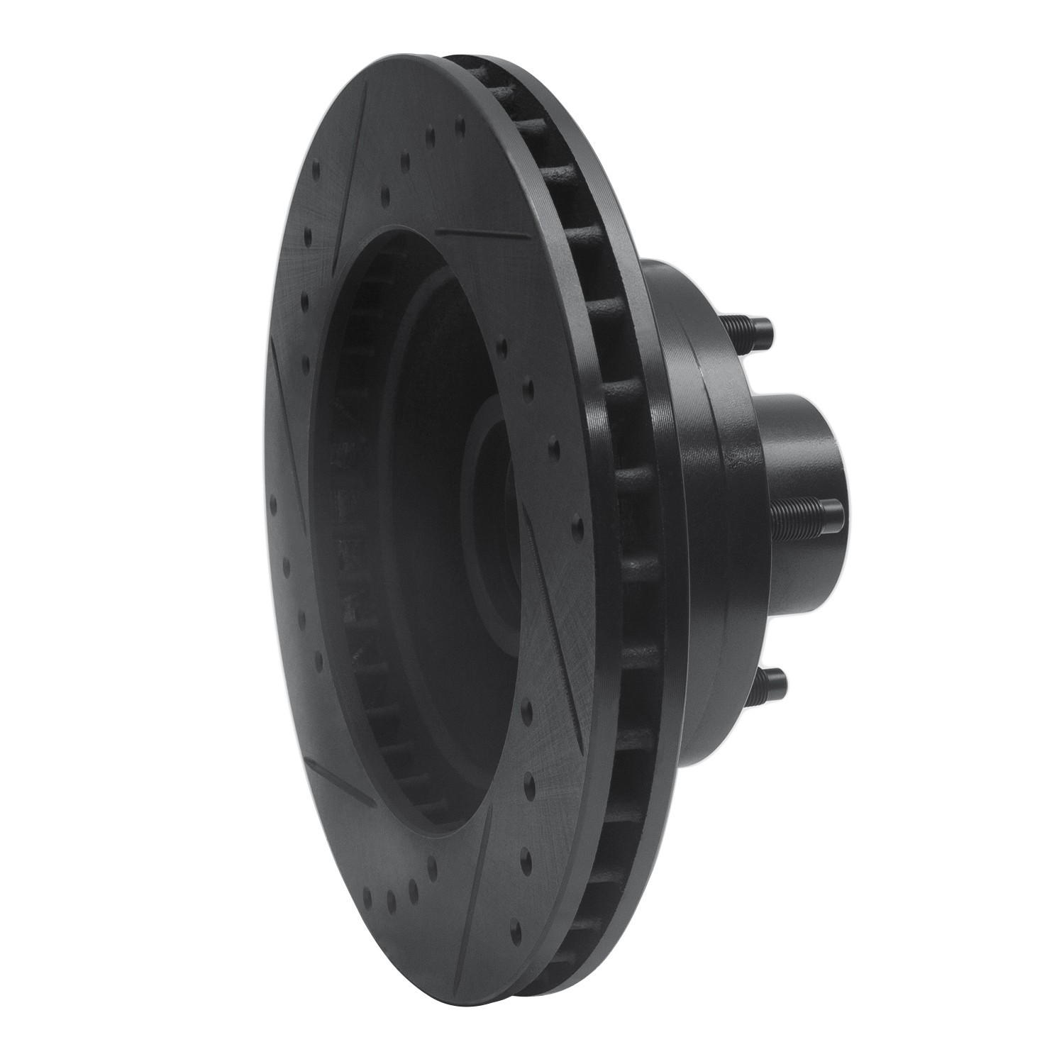 DYN 633-56008R DFC Brake Rotor - Drilled and Slotted - Black - Image 5