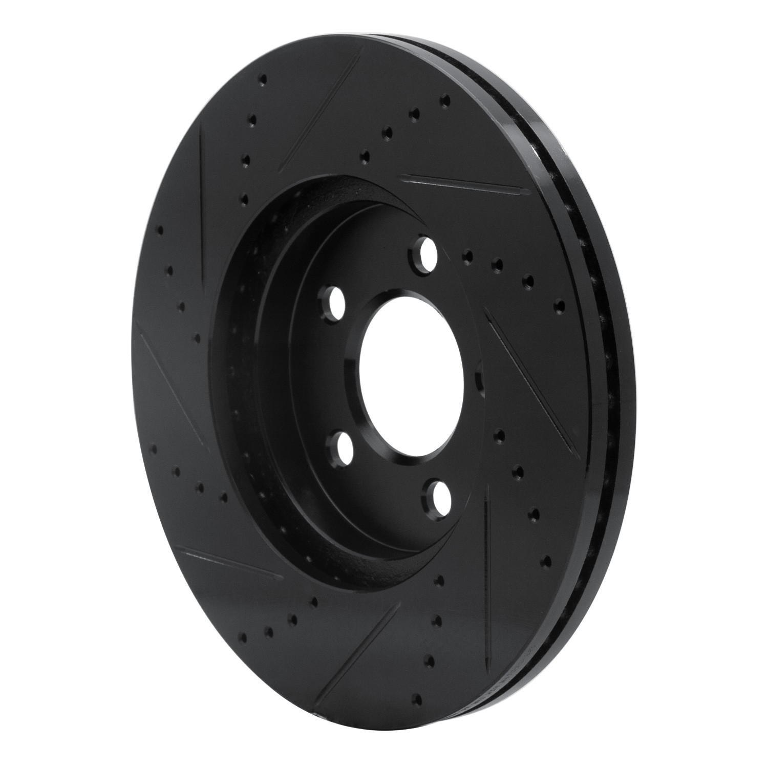DYN 633-56019R DFC Brake Rotor - Drilled and Slotted - Black - Image 5