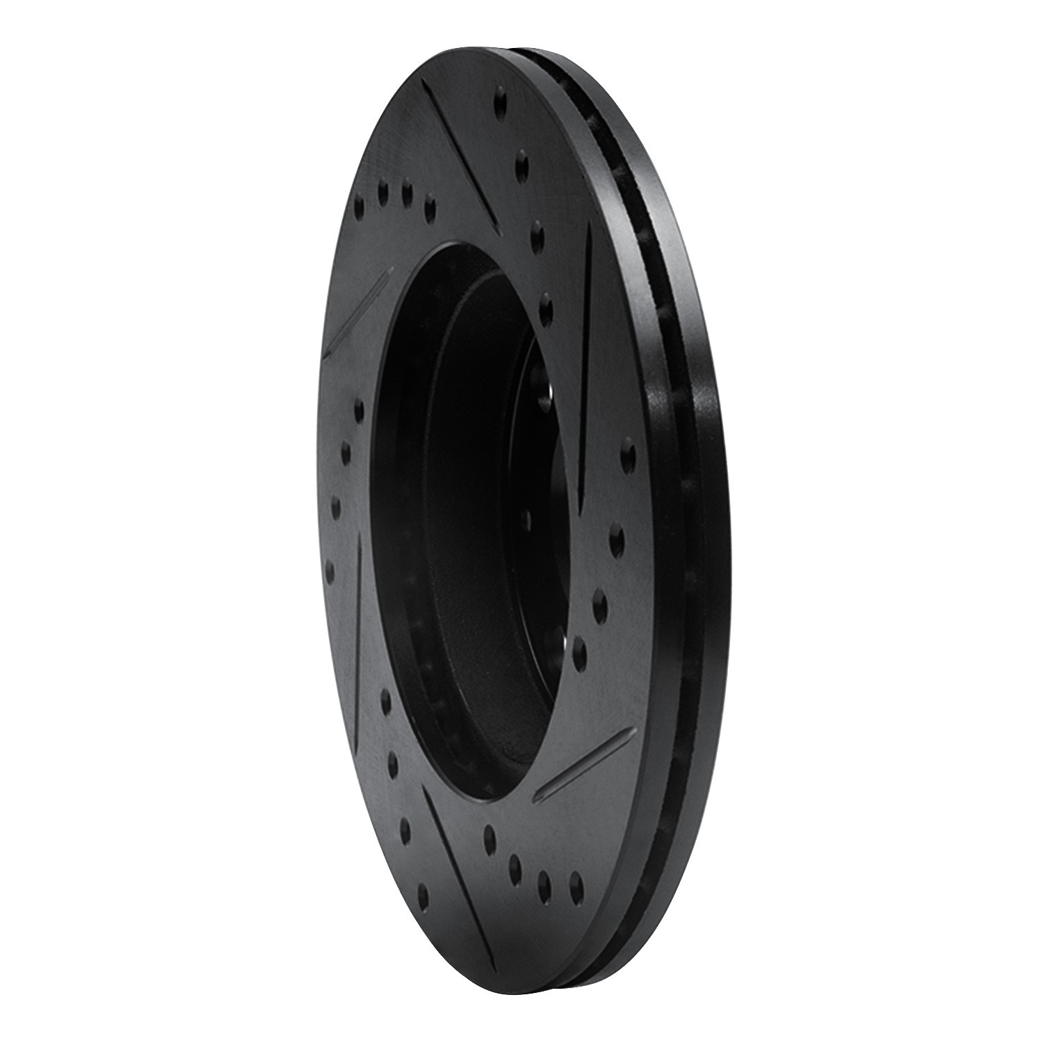 DYN 633-59012L DFC Brake Rotor - Drilled and Slotted - Black - Image 5