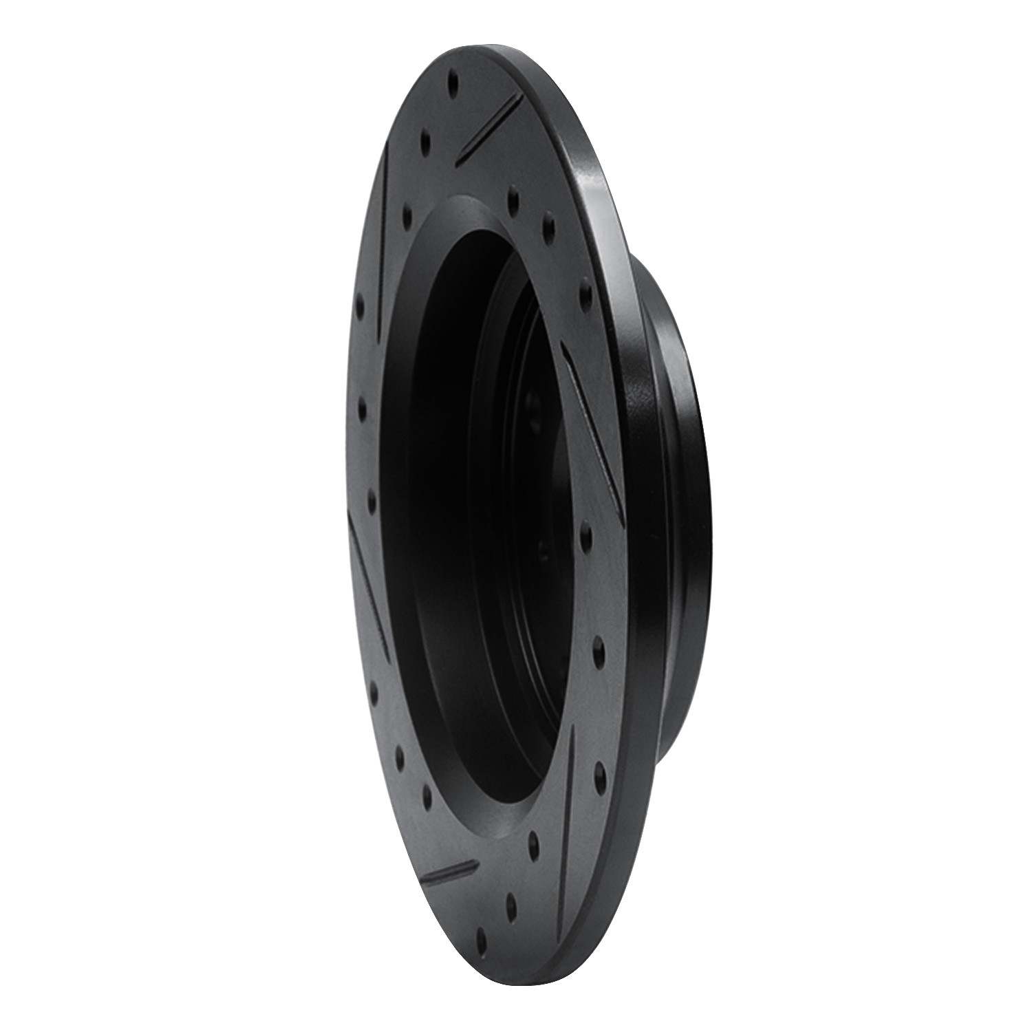 DYN 633-59013R DFC Brake Rotor - Drilled and Slotted - Black - Image 5