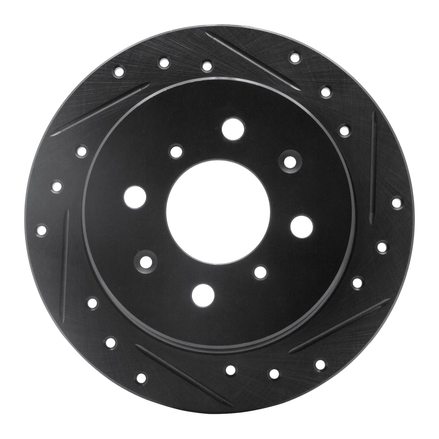 DYN 633-59014R DFC Brake Rotor - Drilled and Slotted - Black - Image 3