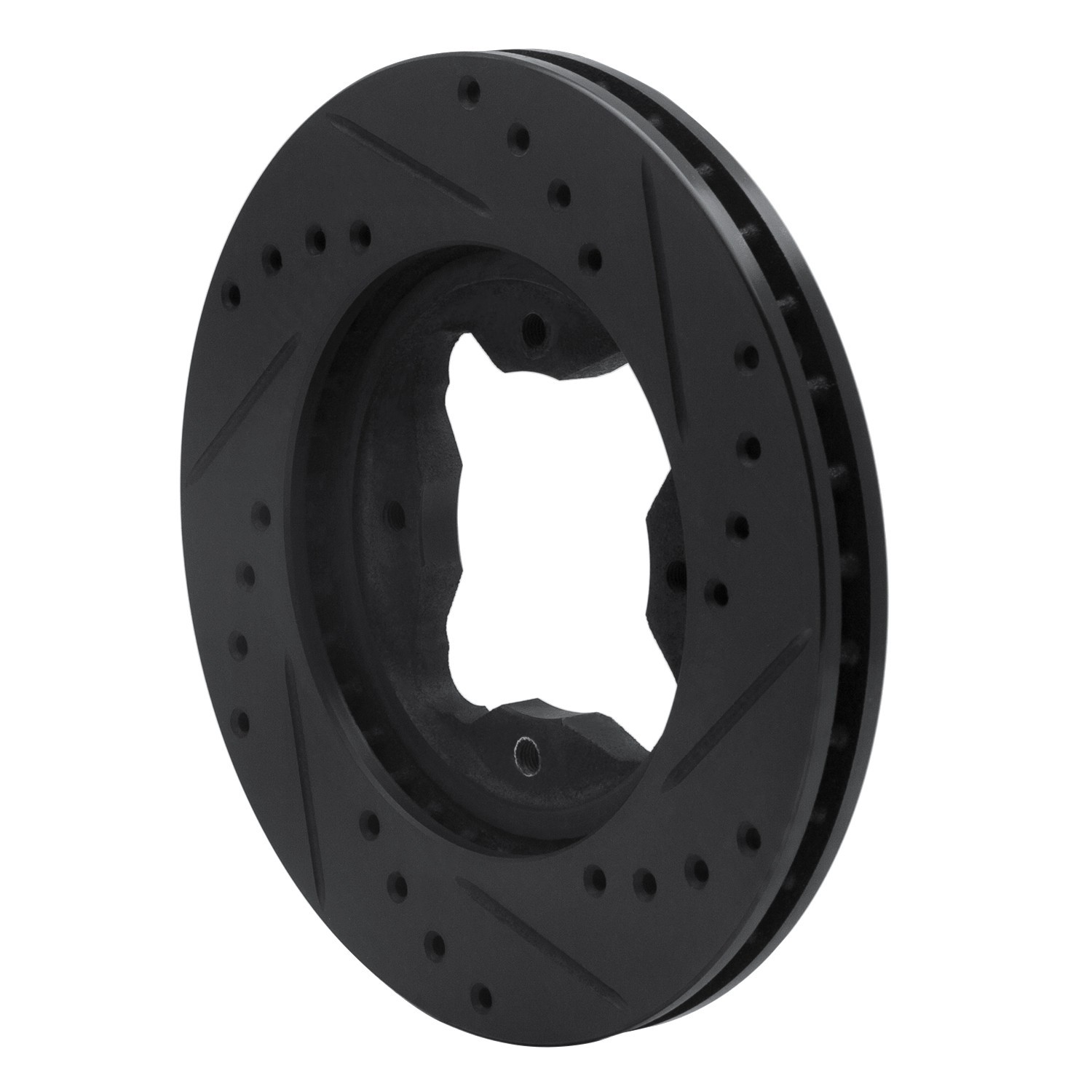 DYN 633-59017L DFC Brake Rotor - Drilled and Slotted - Black - Image 5