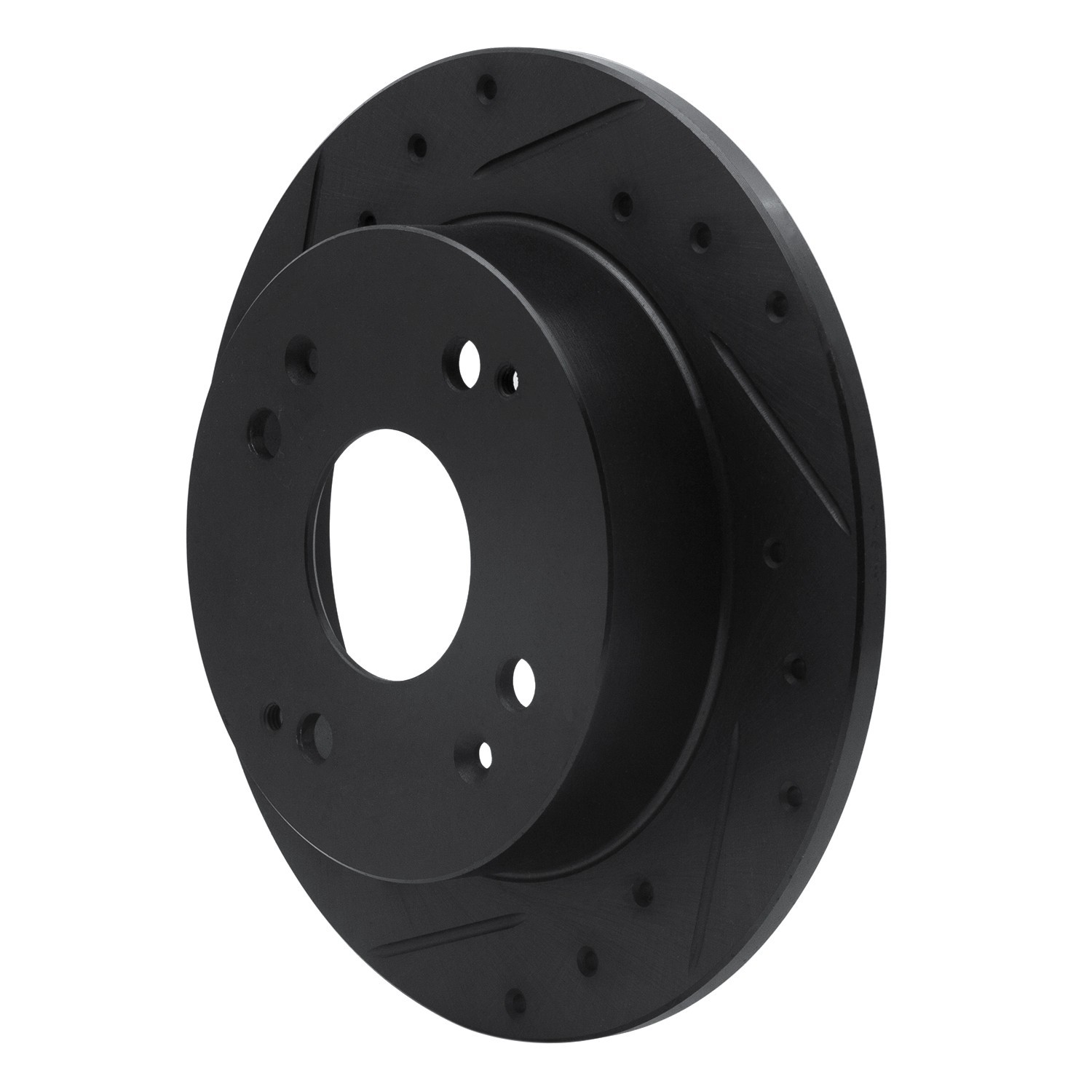 DYN 633-59019L DFC Brake Rotor - Drilled and Slotted - Black