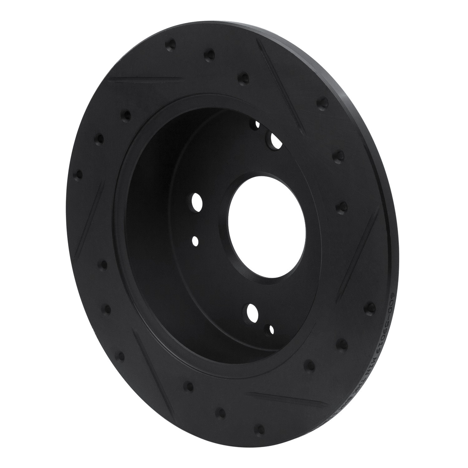 DYN 633-59019L DFC Brake Rotor - Drilled and Slotted - Black - Image 5