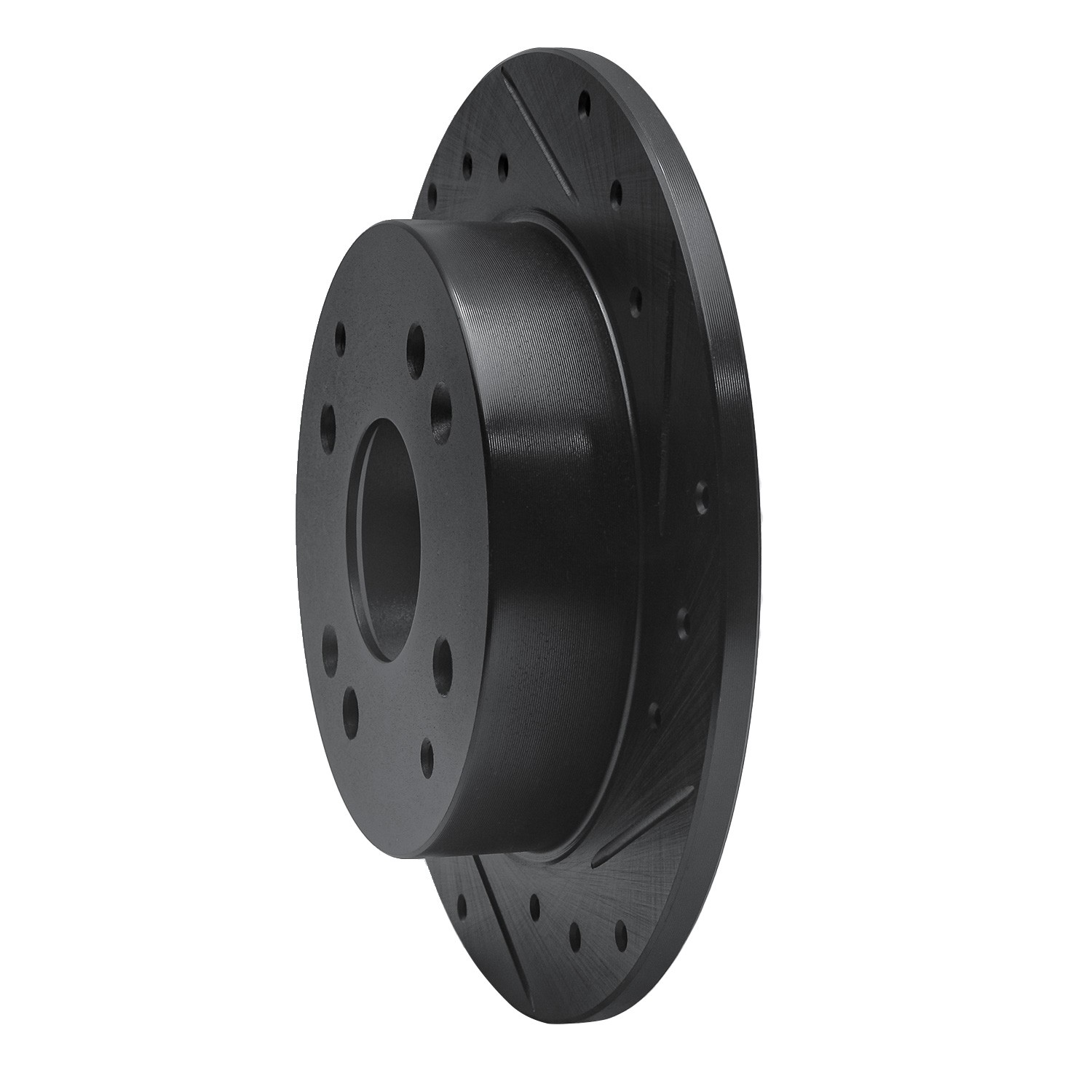 DYN 633-59019R DFC Brake Rotor - Drilled and Slotted - Black