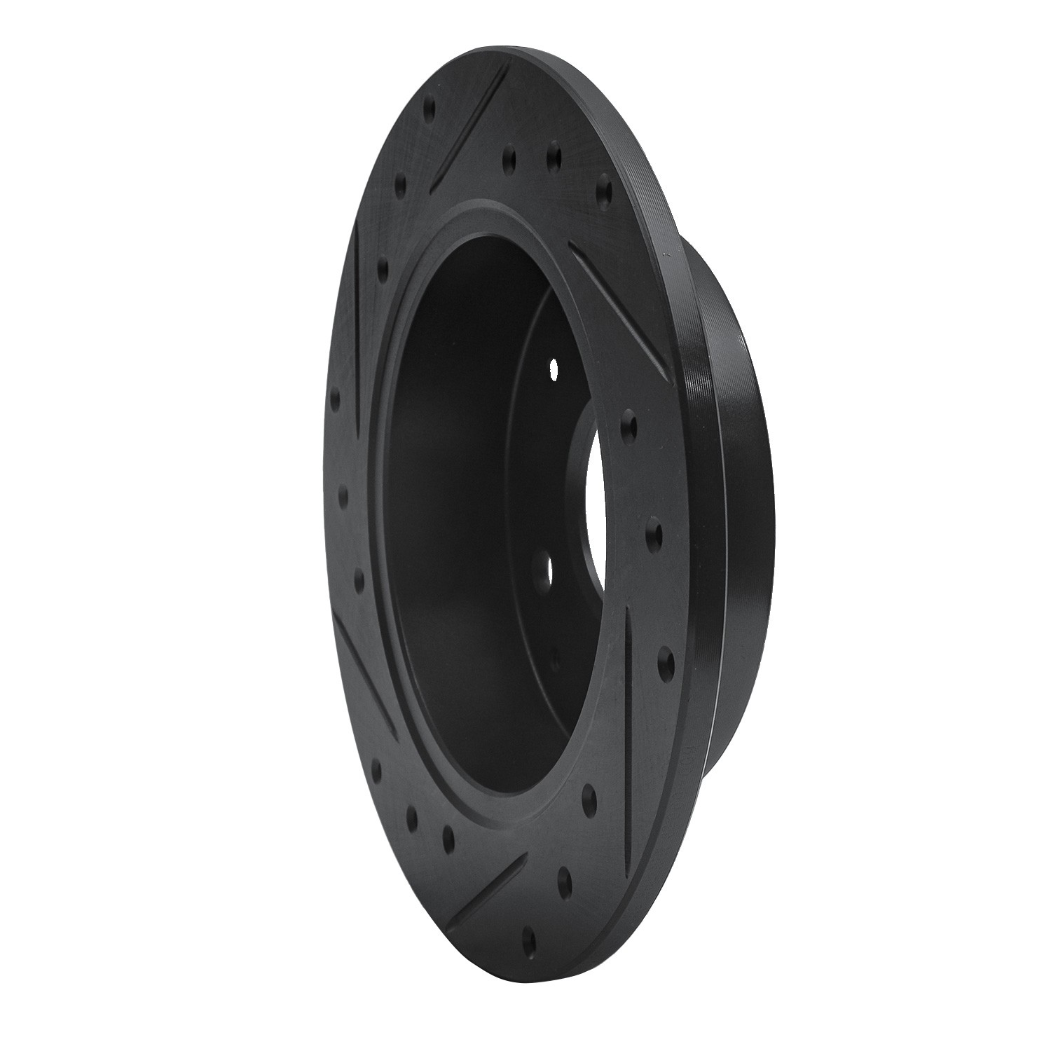 DYN 633-59019R DFC Brake Rotor - Drilled and Slotted - Black - Image 5