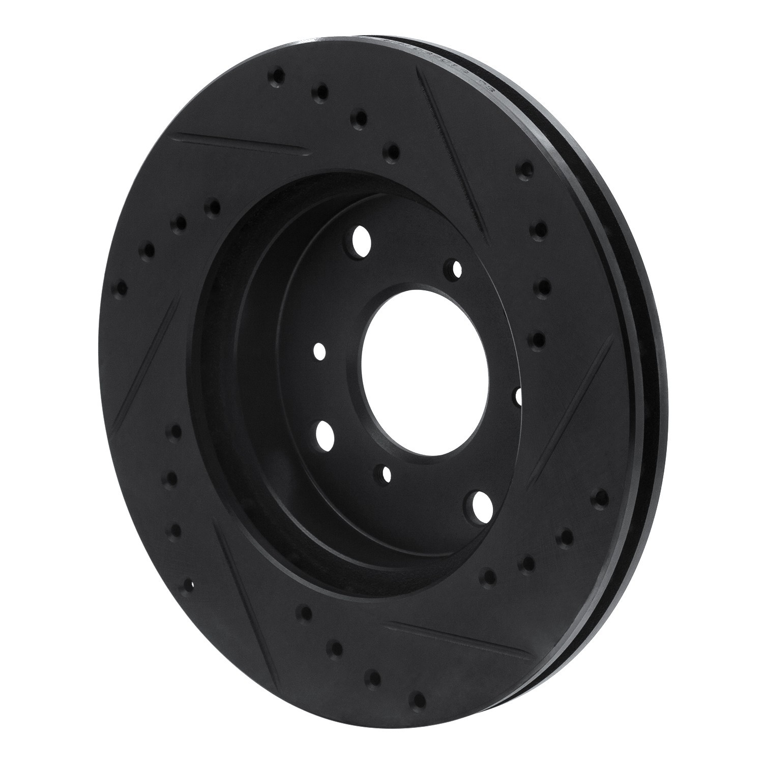 DYN 633-59023L DFC Brake Rotor - Drilled and Slotted - Black - Image 5