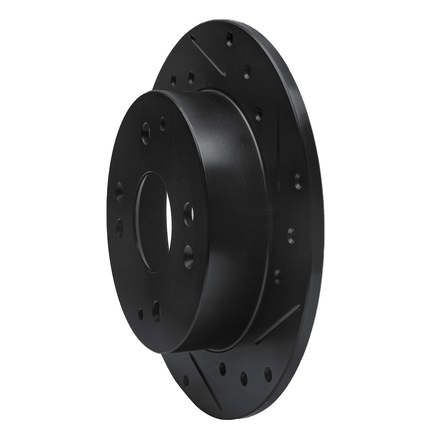 DYN 633-59025R DFC Brake Rotor - Drilled and Slotted - Black
