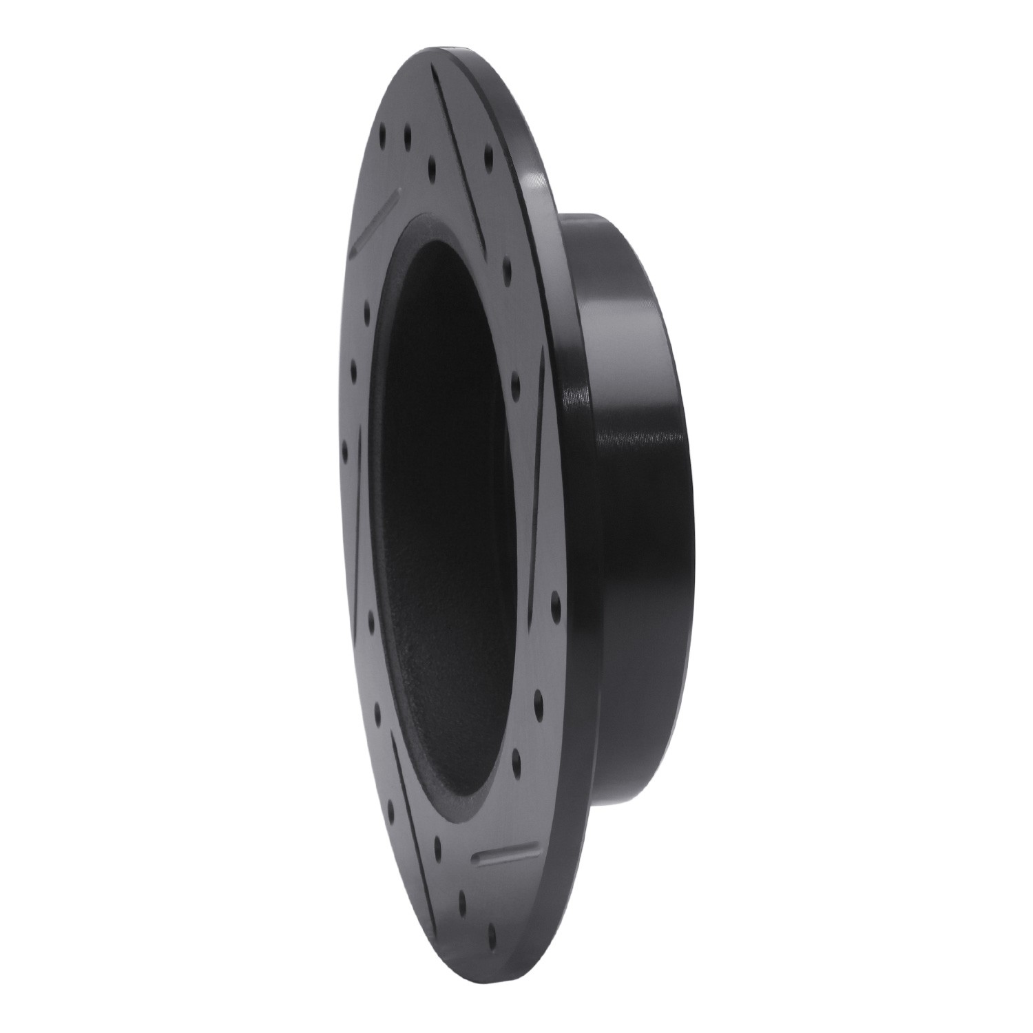DYN 633-59026L DFC Brake Rotor - Drilled and Slotted - Black - Image 5