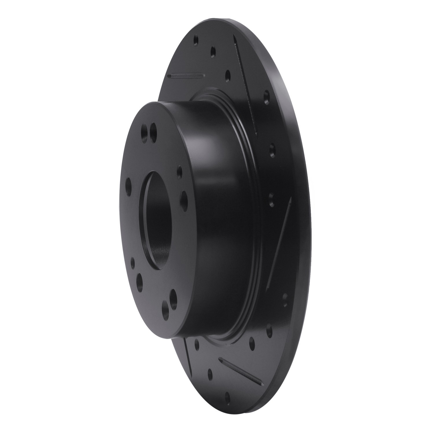 DYN 633-59029R DFC Brake Rotor - Drilled and Slotted - Black
