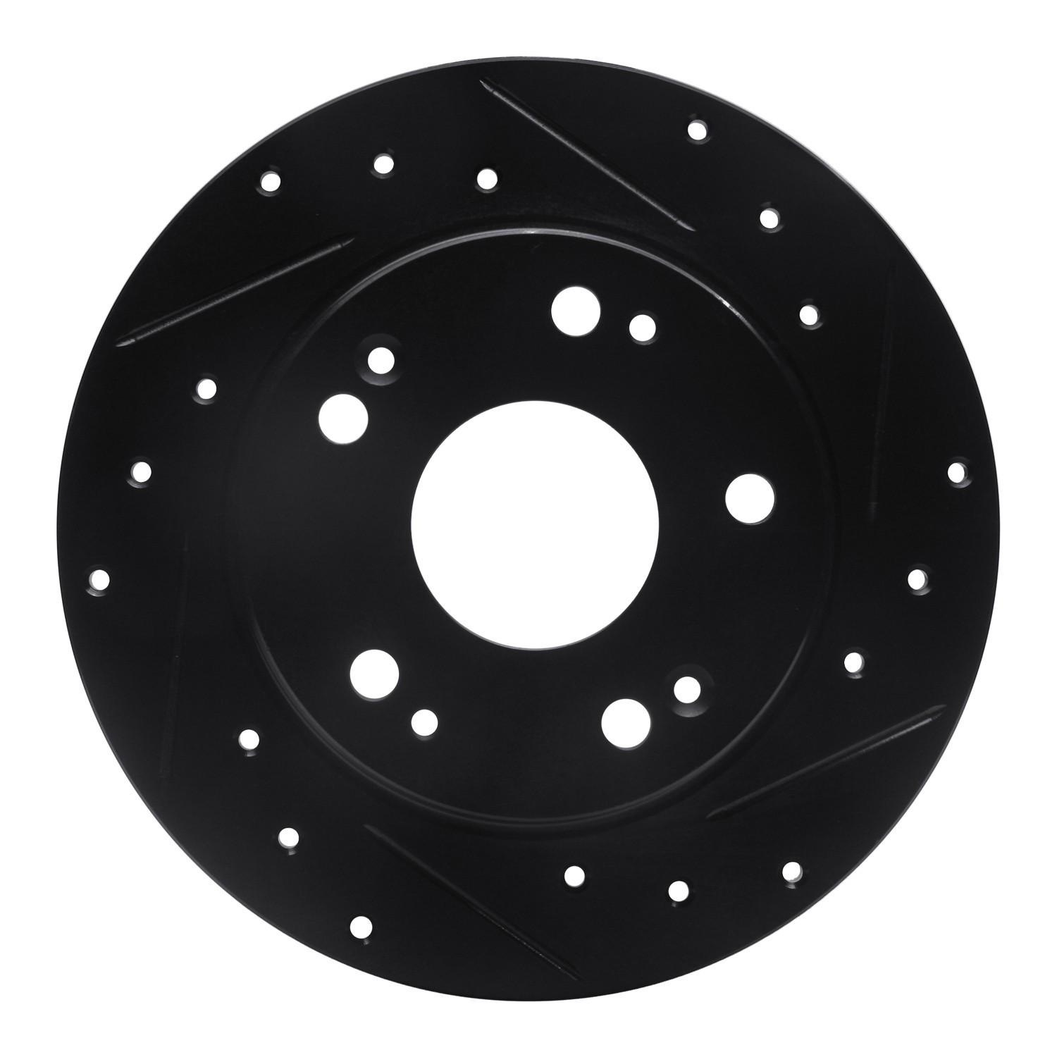 DYN 633-59029R DFC Brake Rotor - Drilled and Slotted - Black - Image 3