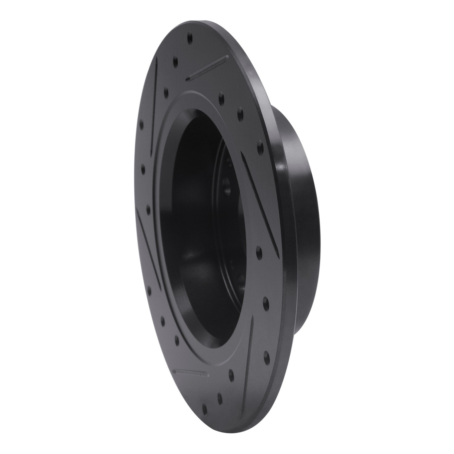 DYN 633-59029R DFC Brake Rotor - Drilled and Slotted - Black - Image 5