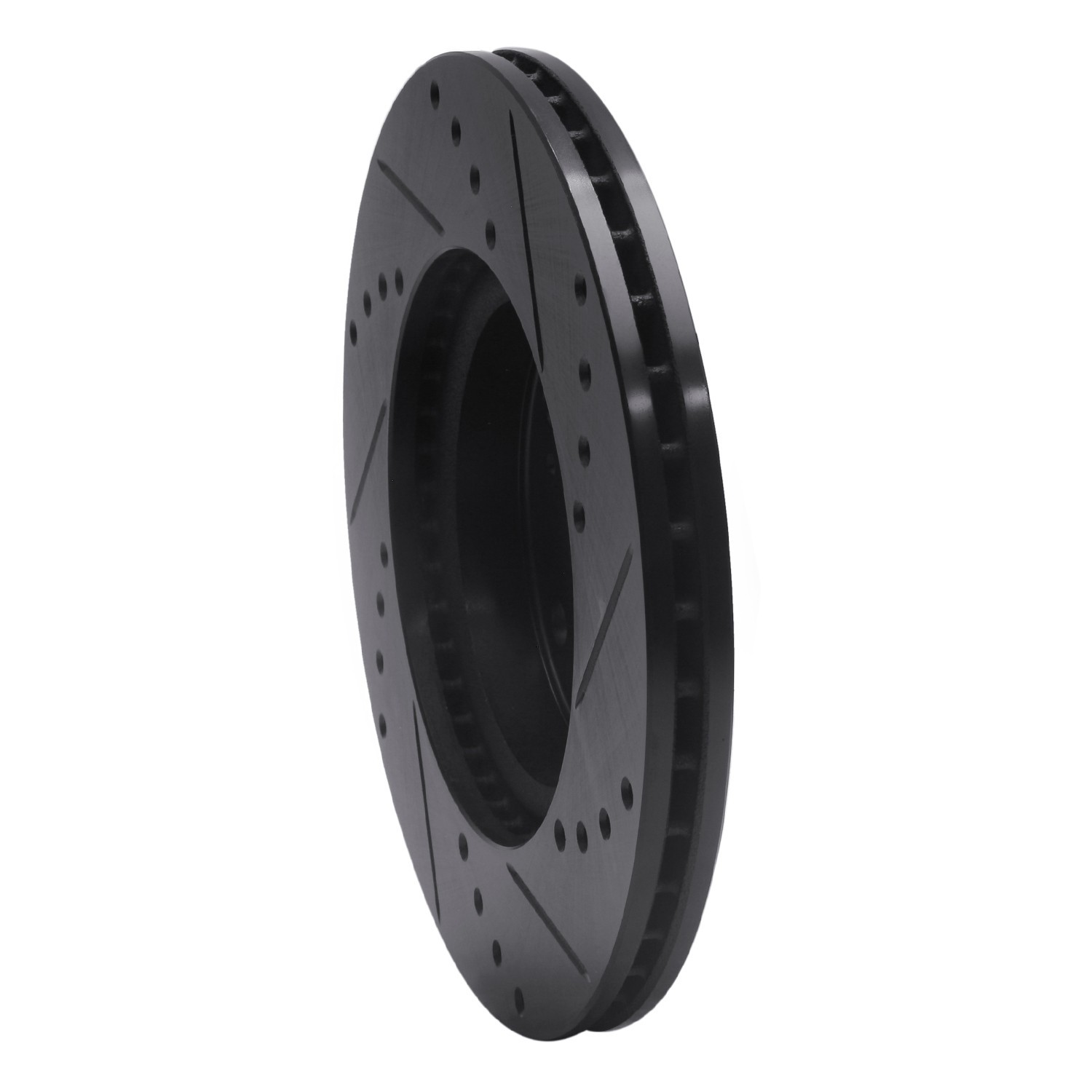 DYN 633-59034L DFC Brake Rotor - Drilled and Slotted - Black - Image 5