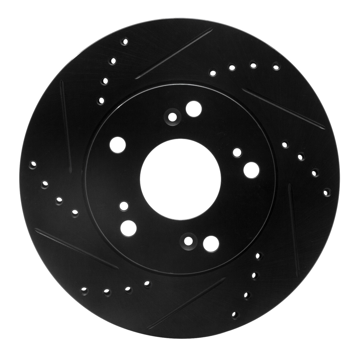 DYN 633-59036L DFC Brake Rotor - Drilled and Slotted - Black - Image 3