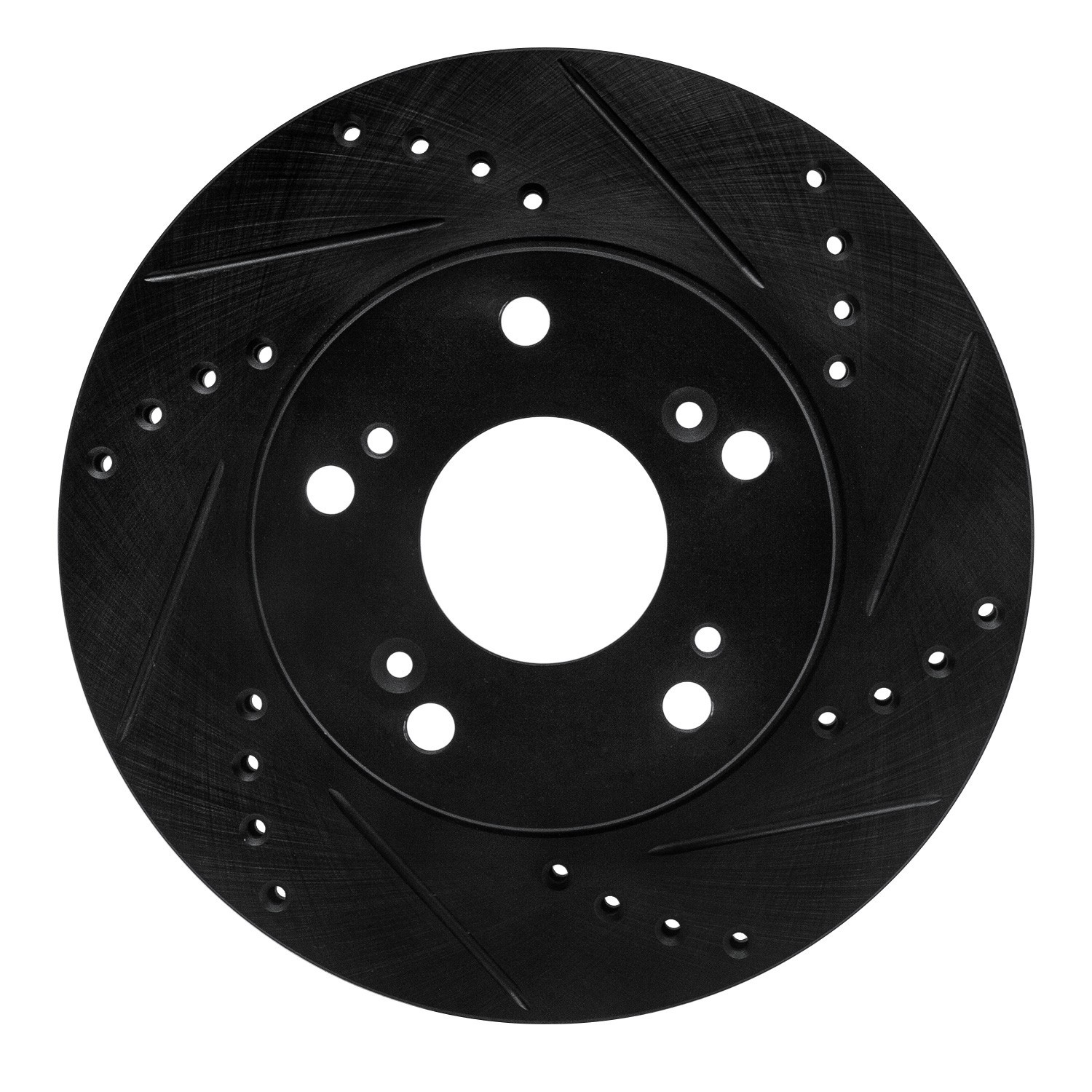 DYN 633-59036R DFC Brake Rotor - Drilled and Slotted - Black - Image 3