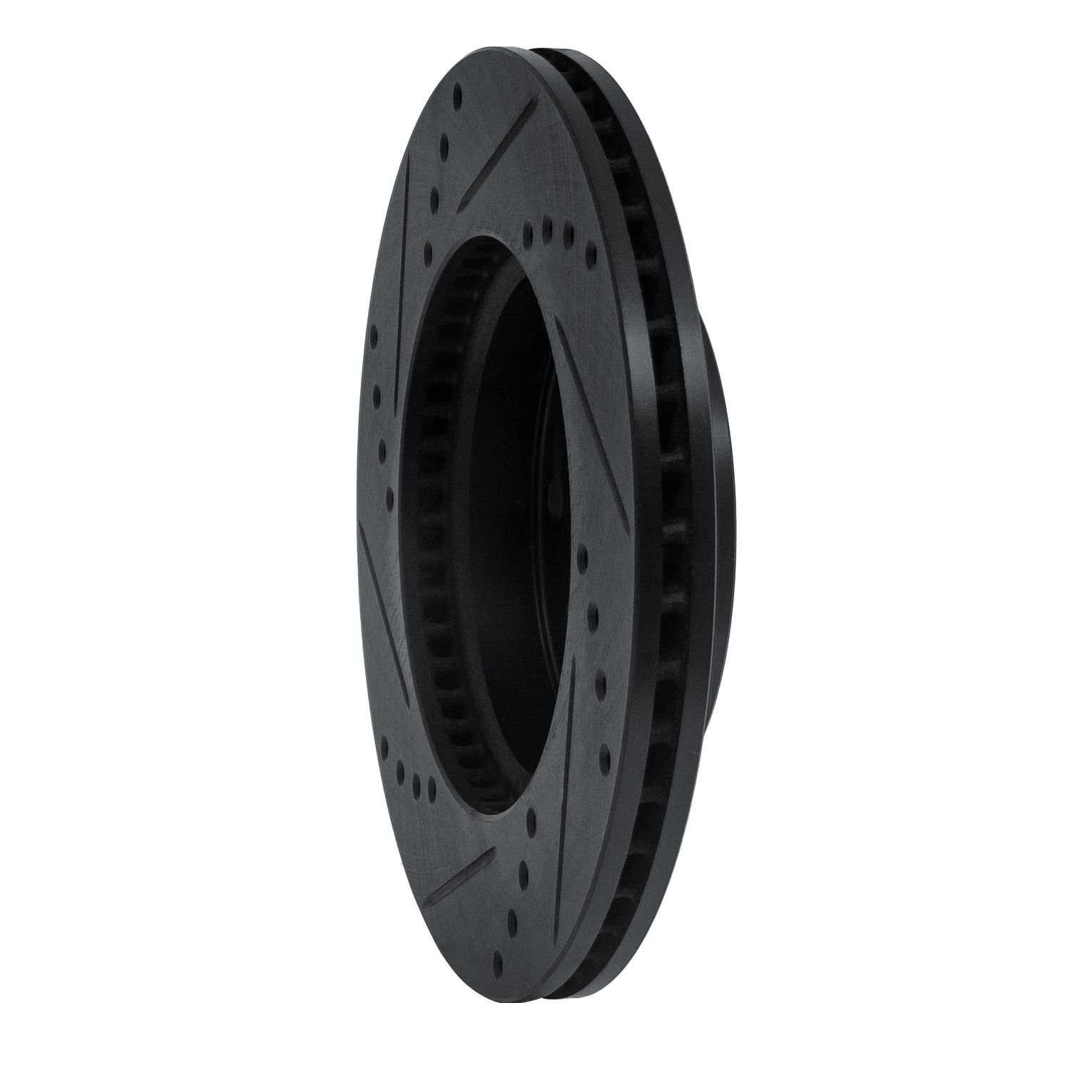 DYN 633-59036R DFC Brake Rotor - Drilled and Slotted - Black - Image 5