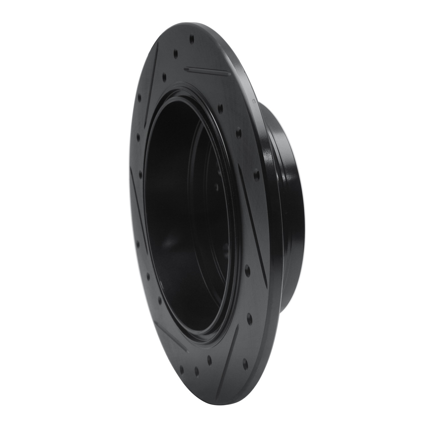 DYN 633-59046R DFC Brake Rotor - Drilled and Slotted - Black - Image 5