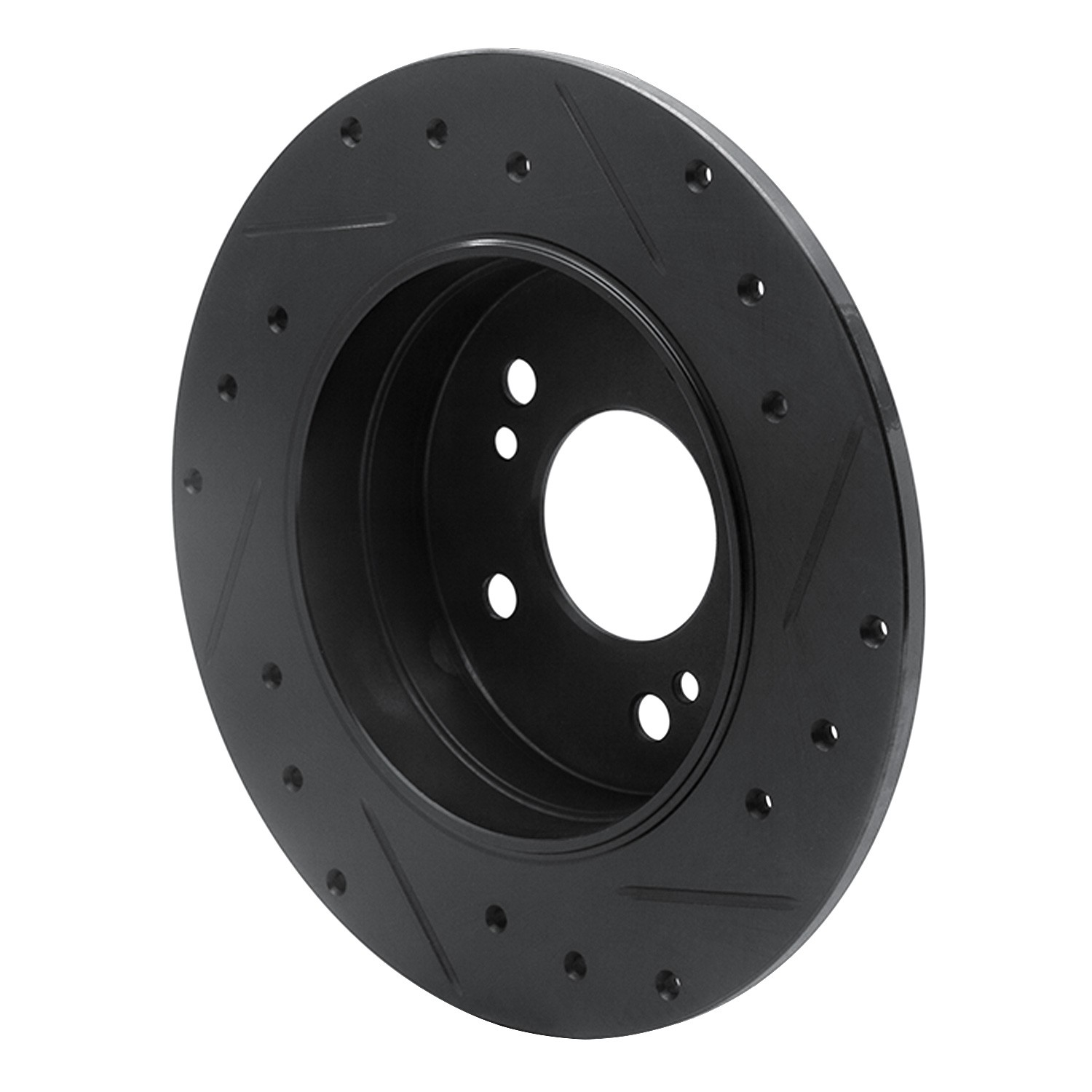 DYN 633-63013L DFC Brake Rotor - Drilled and Slotted - Black - Image 5