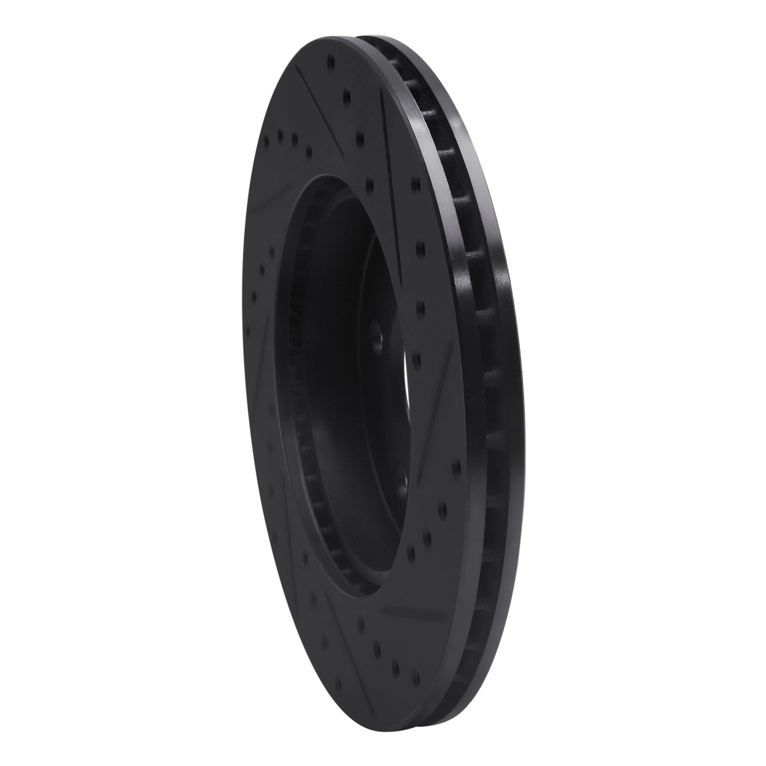 DYN 633-63016L DFC Brake Rotor - Drilled and Slotted - Black - Image 5