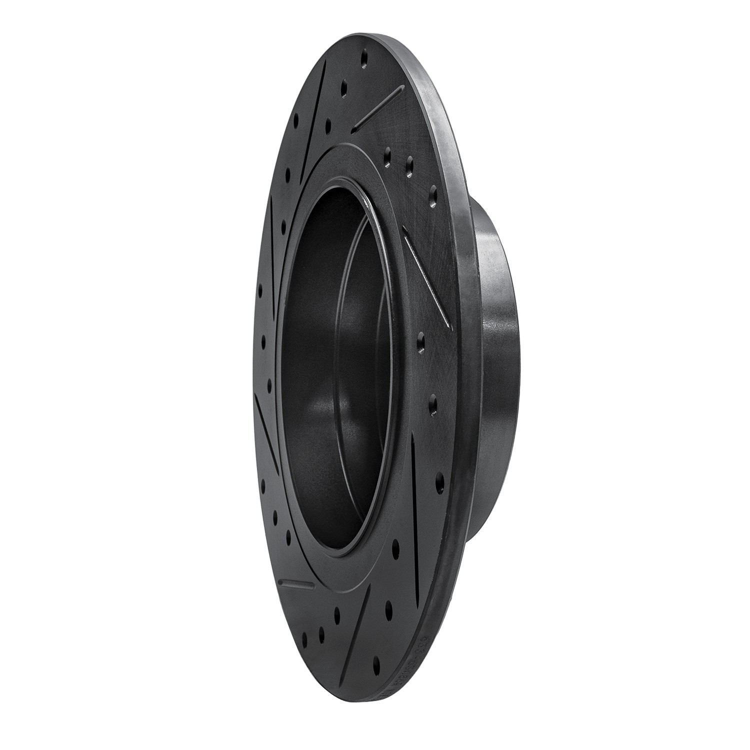 DYN 633-63086R DFC Brake Rotor - Drilled and Slotted - Black - Image 5