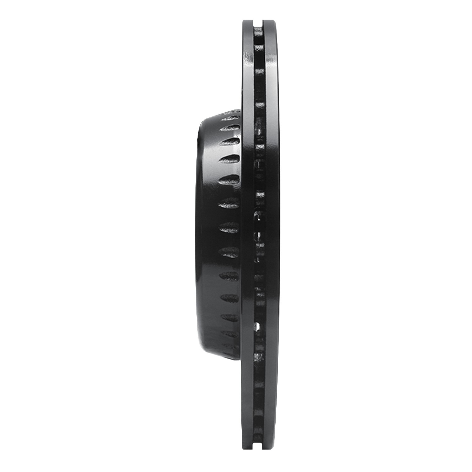 DYN 633-63118R DFC Brake Rotor - Drilled and Slotted - Black - Image 4