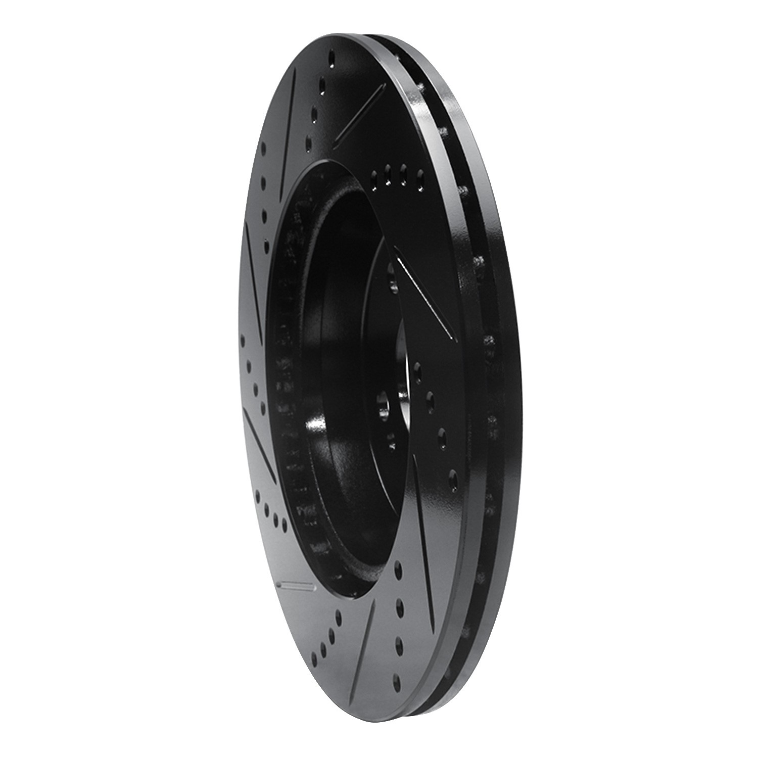DYN 633-63118R DFC Brake Rotor - Drilled and Slotted - Black - Image 5