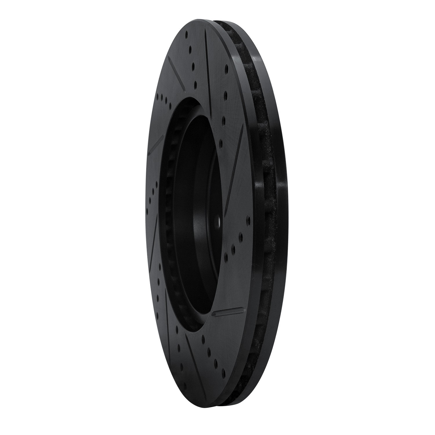 DYN 633-63162L DFC Brake Rotor - Drilled and Slotted - Black - Image 5