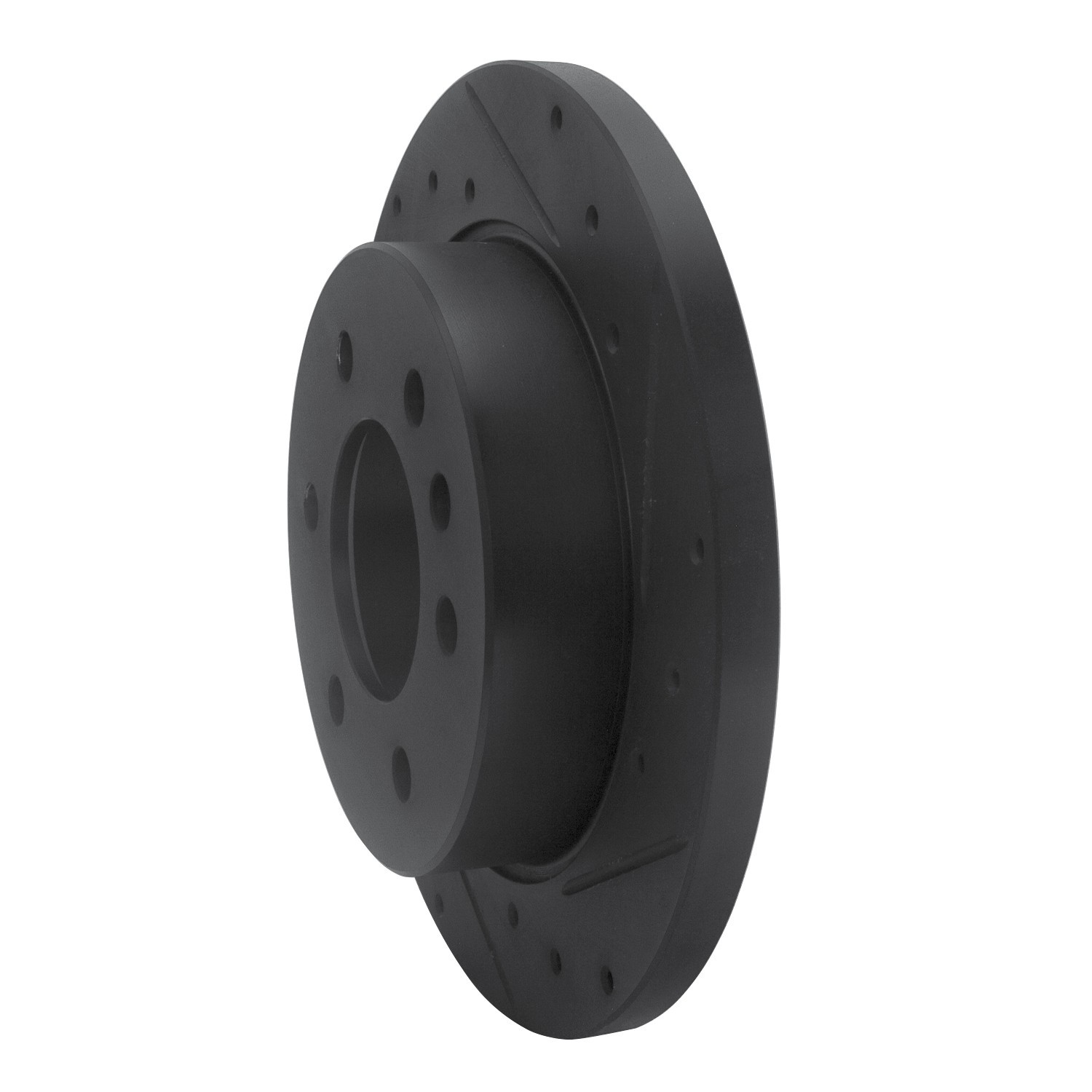 DYN 633-63175R DFC Brake Rotor - Drilled and Slotted - Black