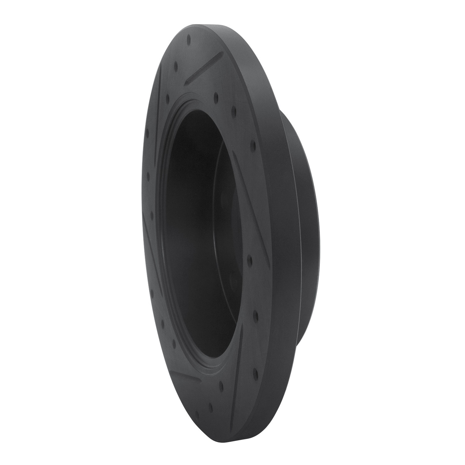 DYN 633-63175R DFC Brake Rotor - Drilled and Slotted - Black - Image 5