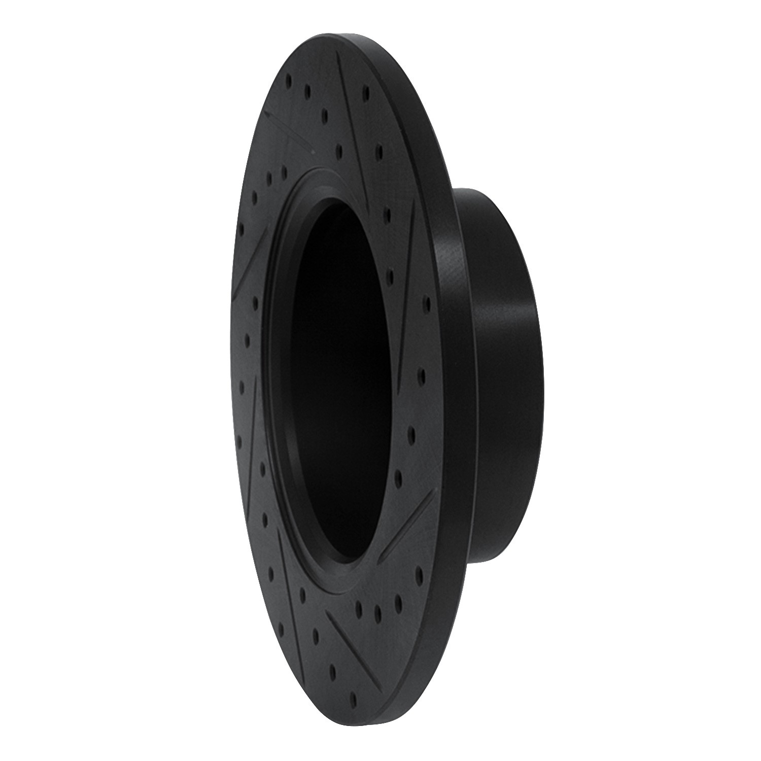 DYN 633-65001L DFC Brake Rotor - Drilled and Slotted - Black - Image 5